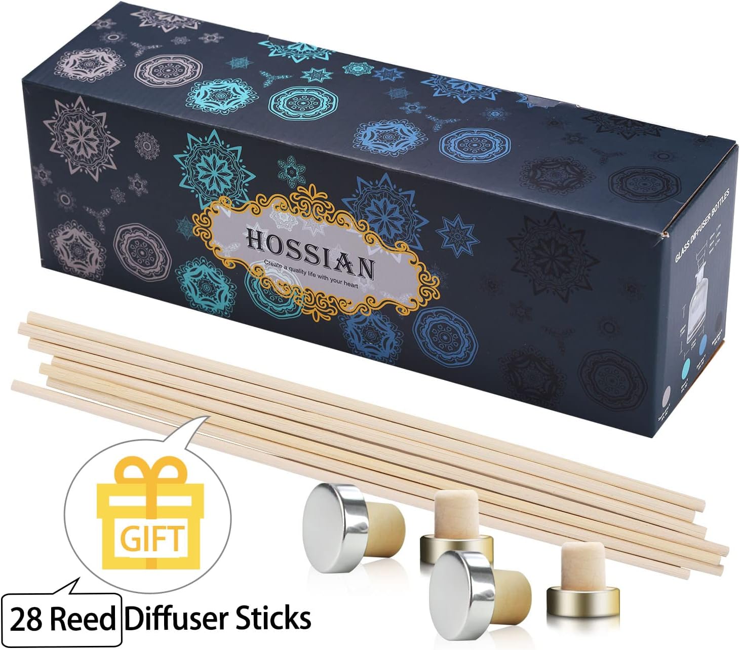 HOSSIAN Reed Diffuser Stick Diffuser Bottles