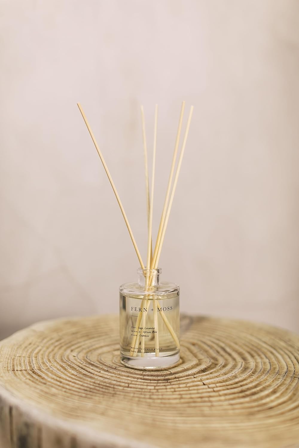 Brooklyn Candle Studio Fern Moss Reed Diffuser Set