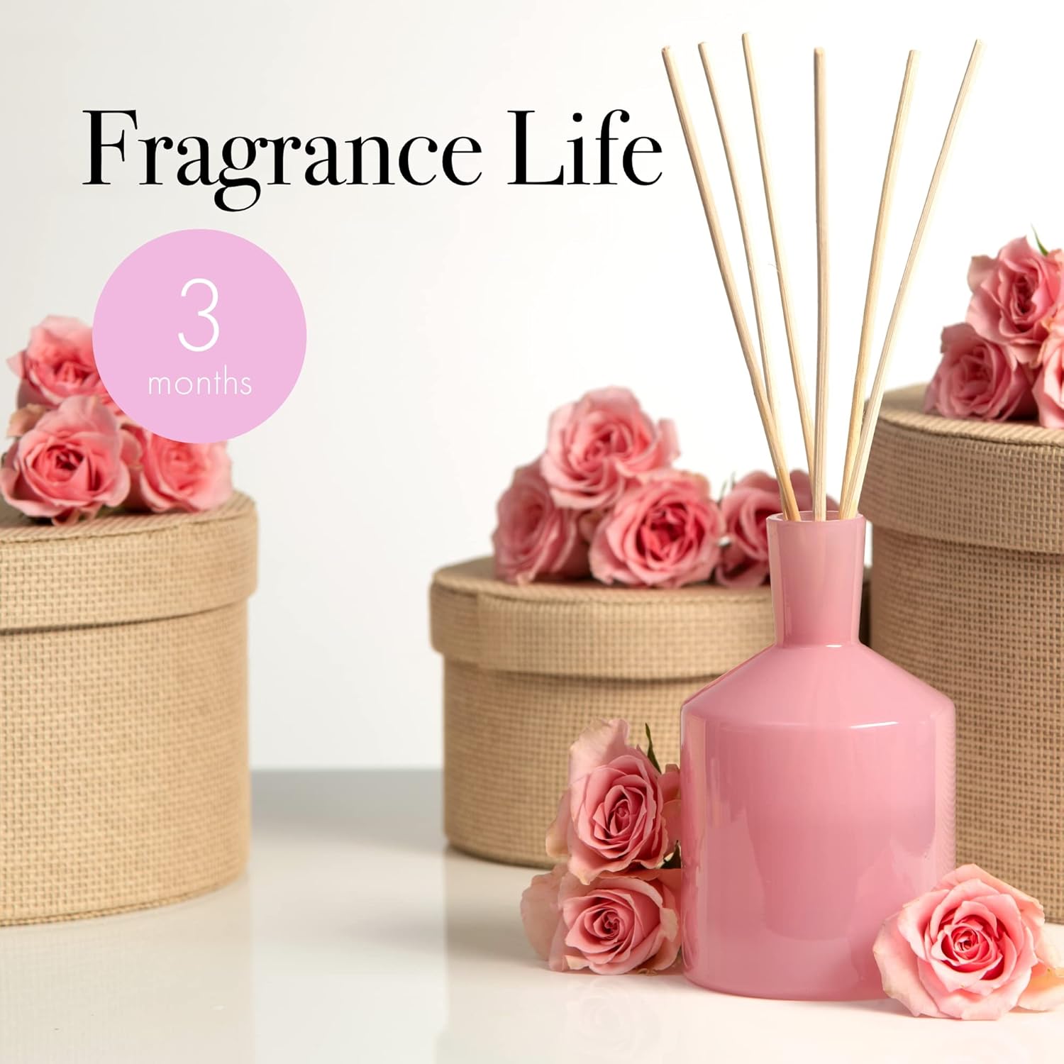 LAFCO New York Classic Reed Diffuser Blush Rose 6 oz