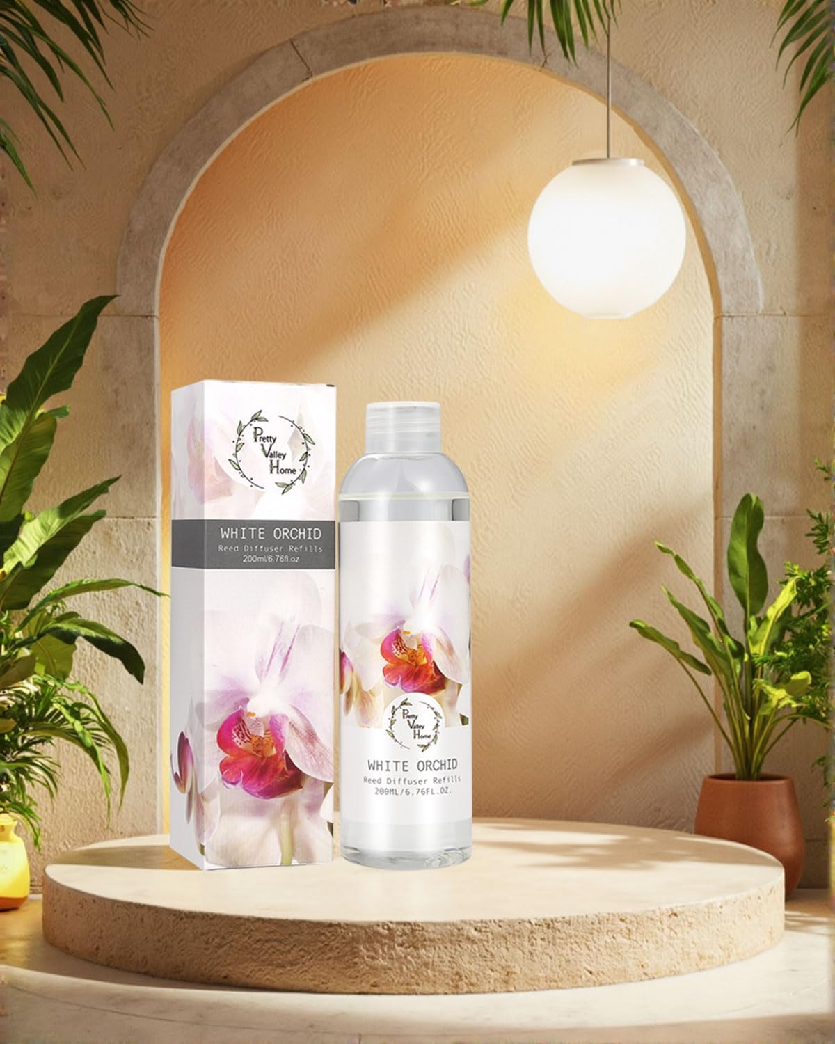 White Orchid Reed Diffuser Refill for Pretty Valley