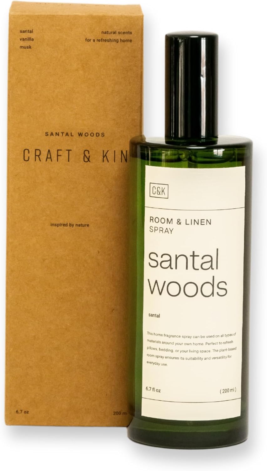 Craft Kin Reed Diffuser Set with Dried Flowers and Room Spray