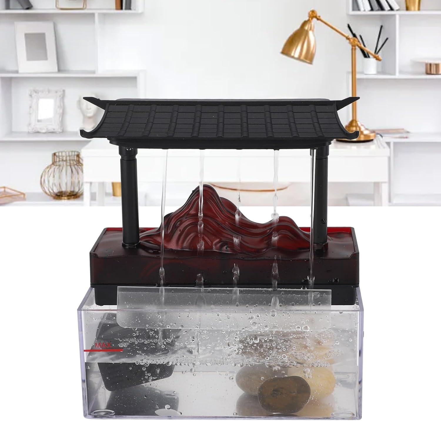LED Tabletop Fountain with Color Changing Lights