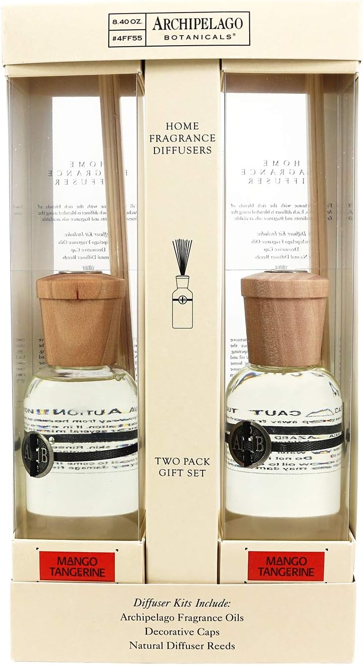 Archipelago Botanicals Reed Diffuser Set 2pk