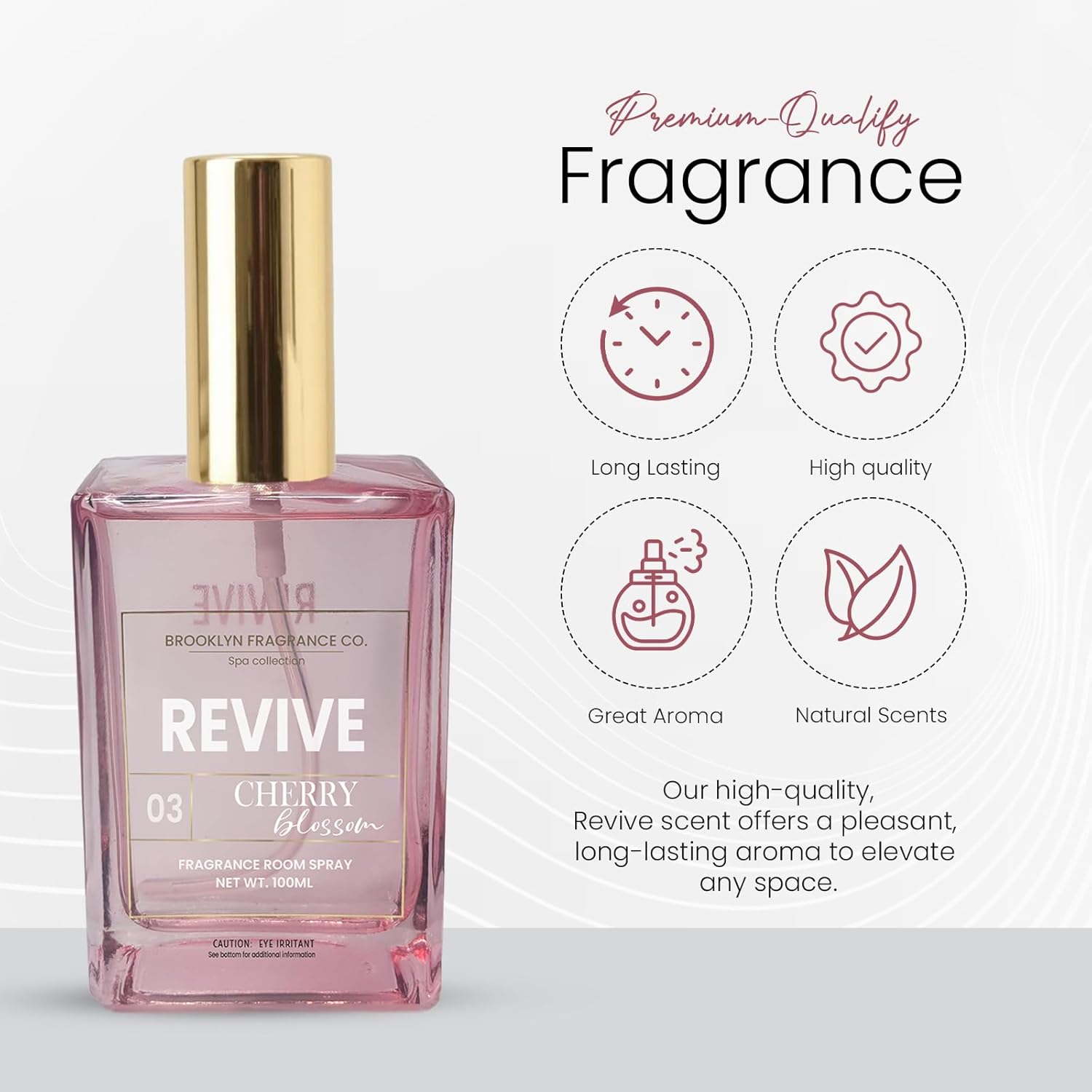 Brooklyn Fragrance Co Revive Cherry Blossom Room Spray - 100ml