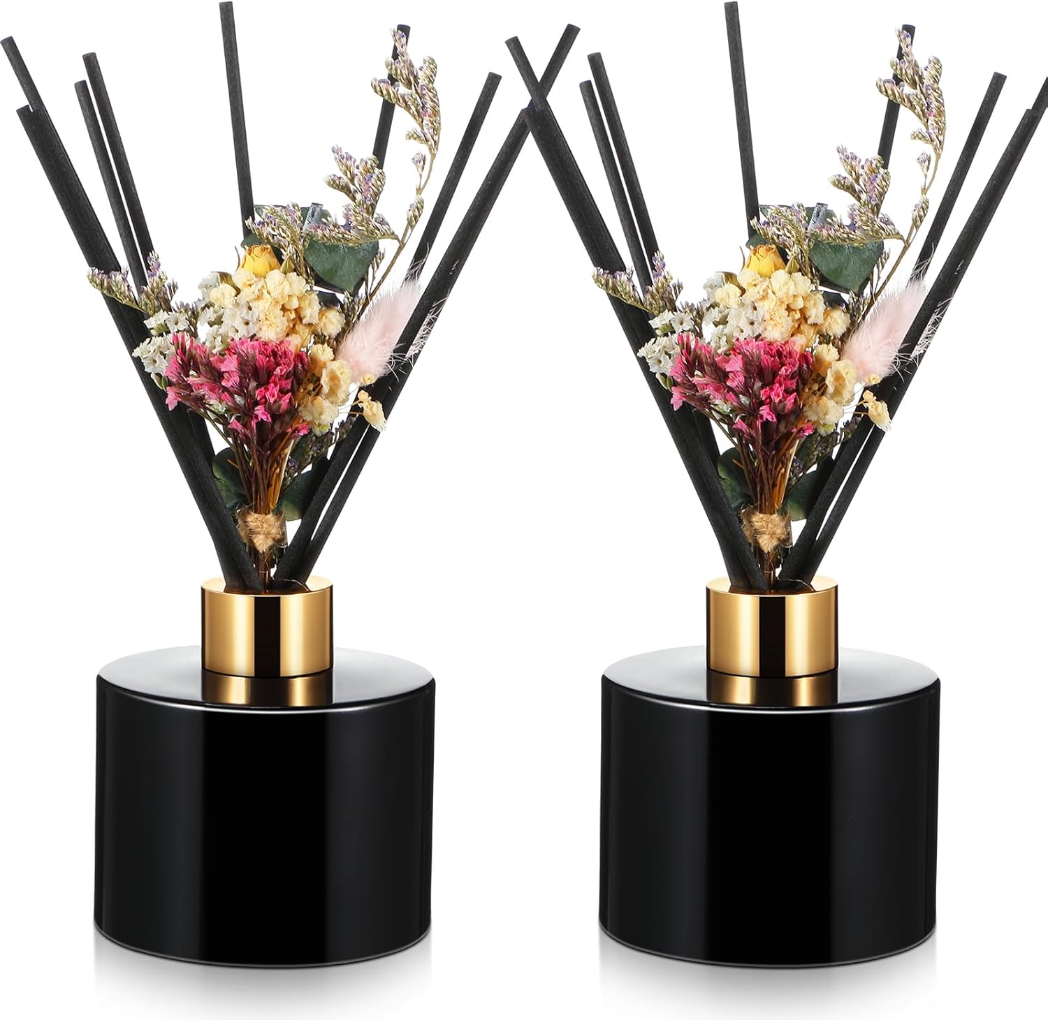 Rtteri 2 Reed Diffuser Sets with 5oz Bottles and Sticks - Home Bathroom Fragrance