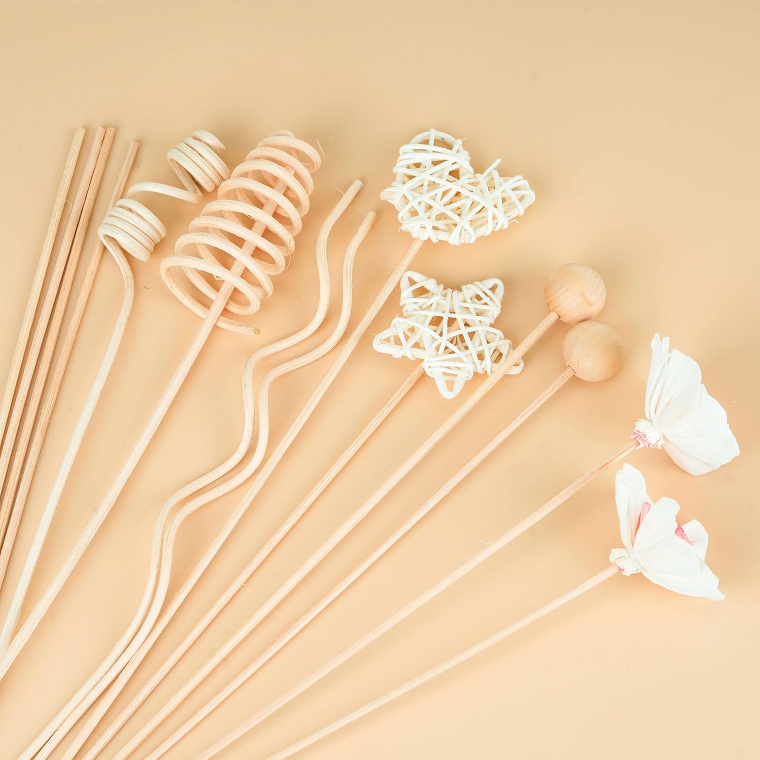 20pc Rattan Flower Diffuser Set for Home and Office Decor