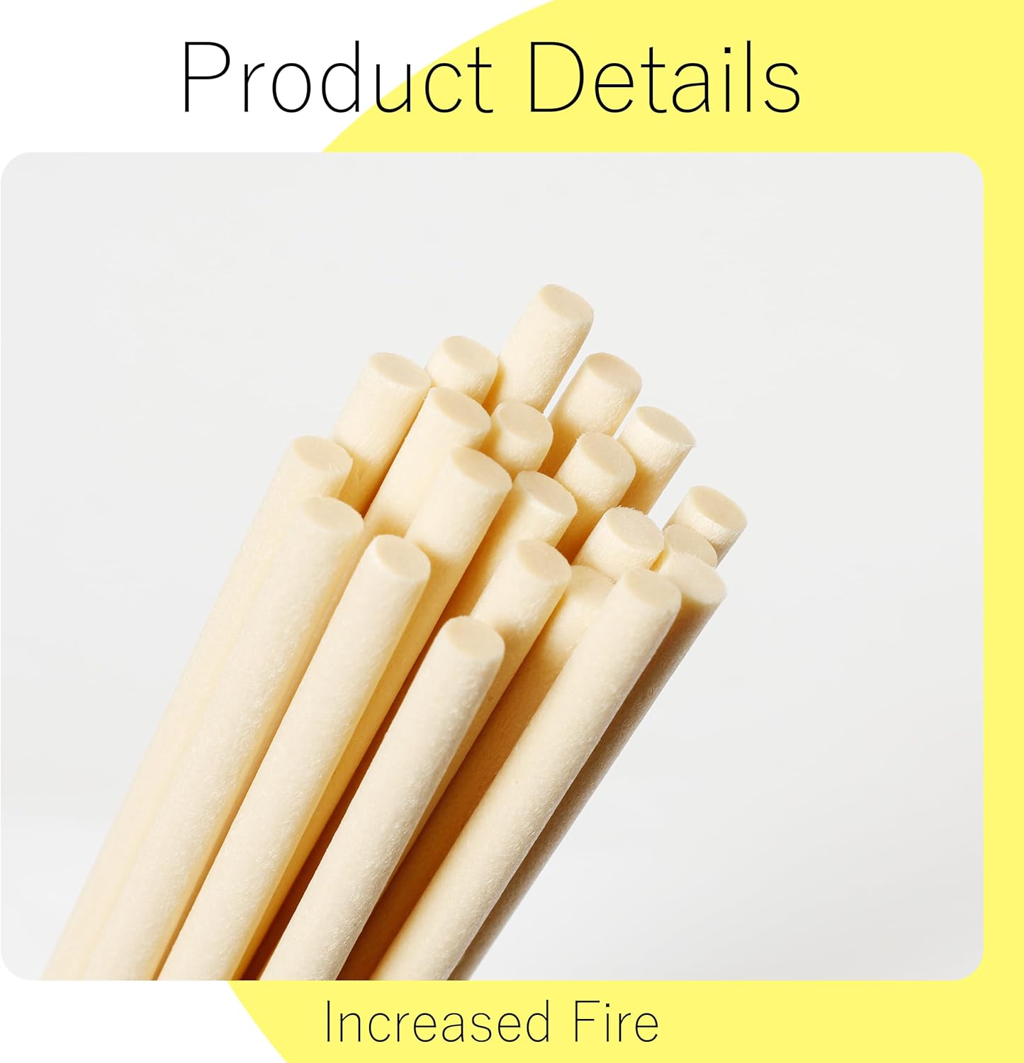 Increased Fire Oil Diffuser Sticks 50pcs Thick Reed