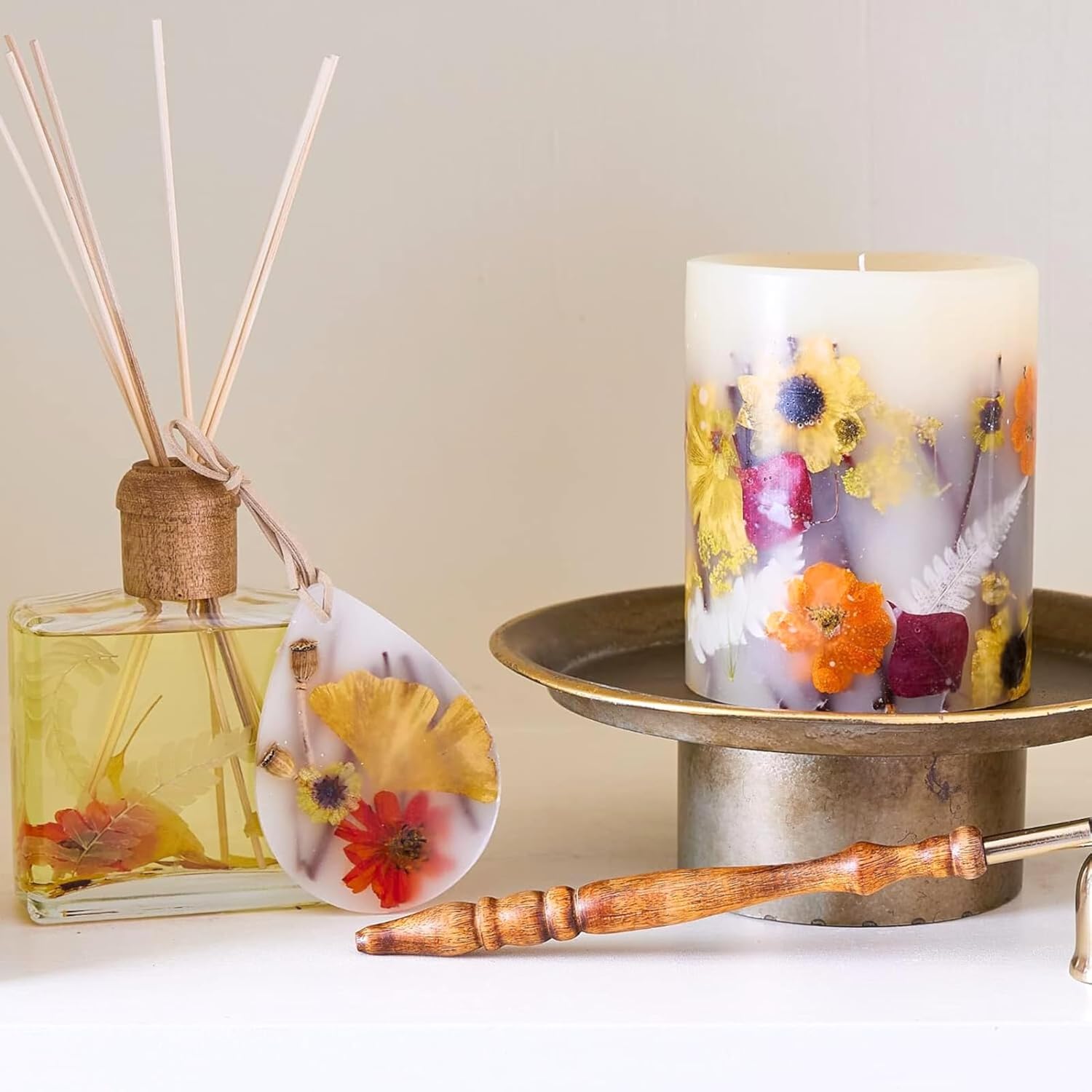 Rosy Rings Botanical Reed Diffuser Honey Tobacco