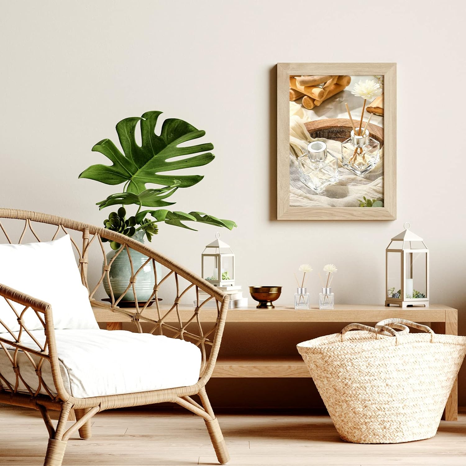 20 Piece Square Glass Diffuser Set with Silver Caps - Refillable for Essential Oils and Reed Sticks