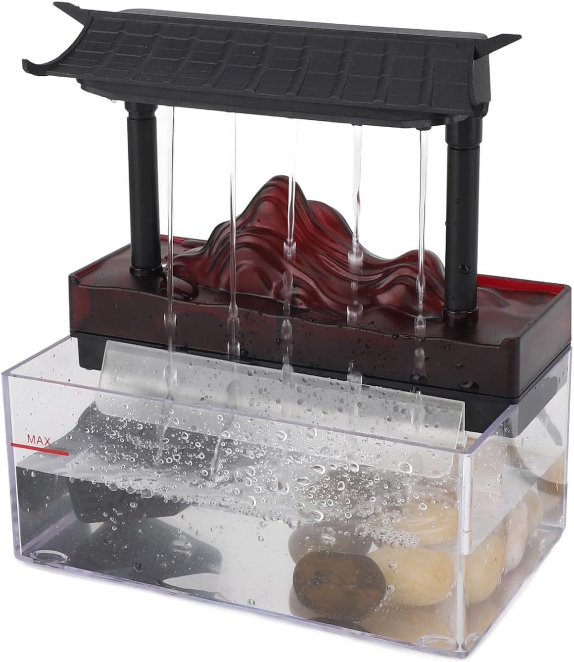 Tabletop Water Fountain with LED and USB Power