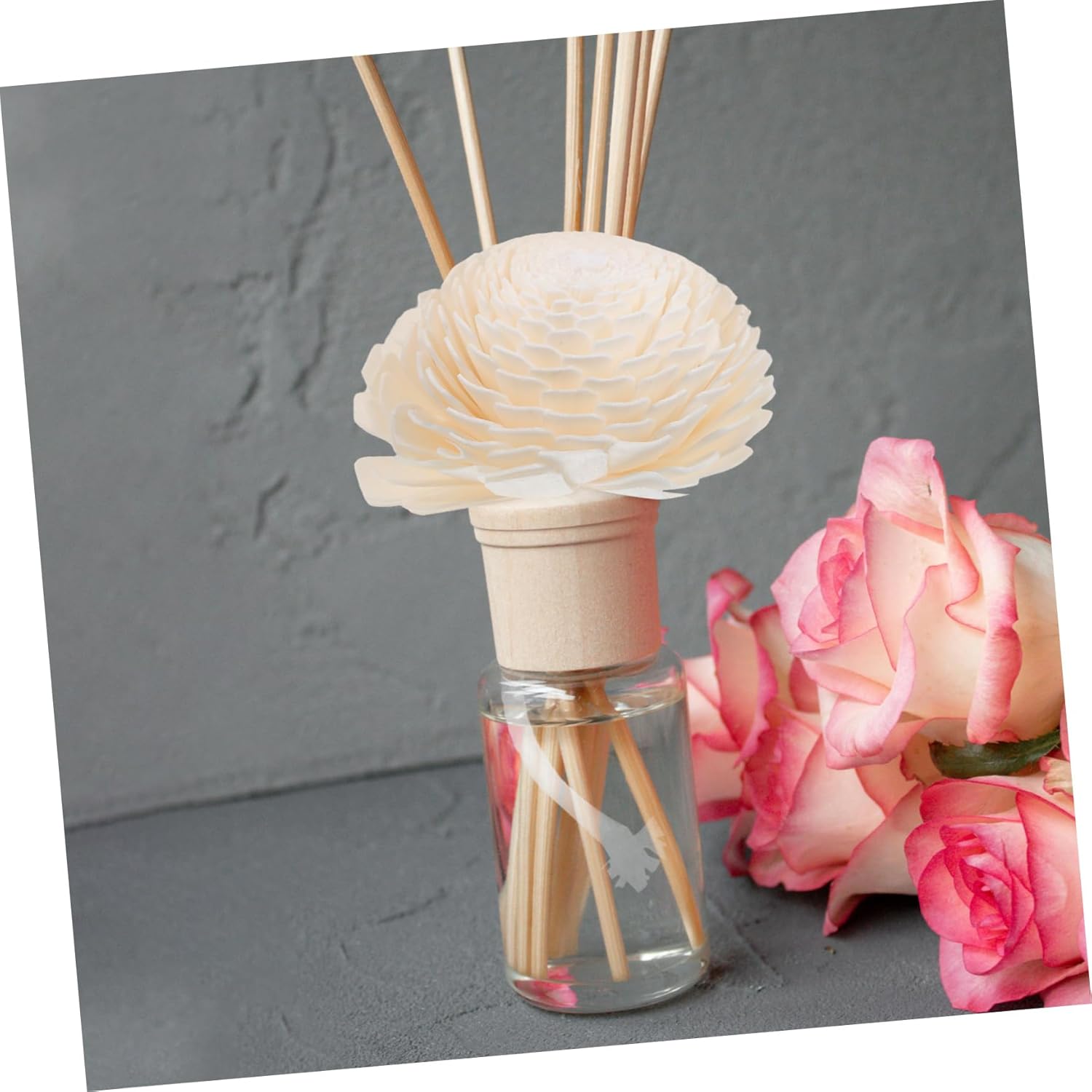 Veemoon 2pcs DIY Aromatherapy Flower Diffusers for Home Decor