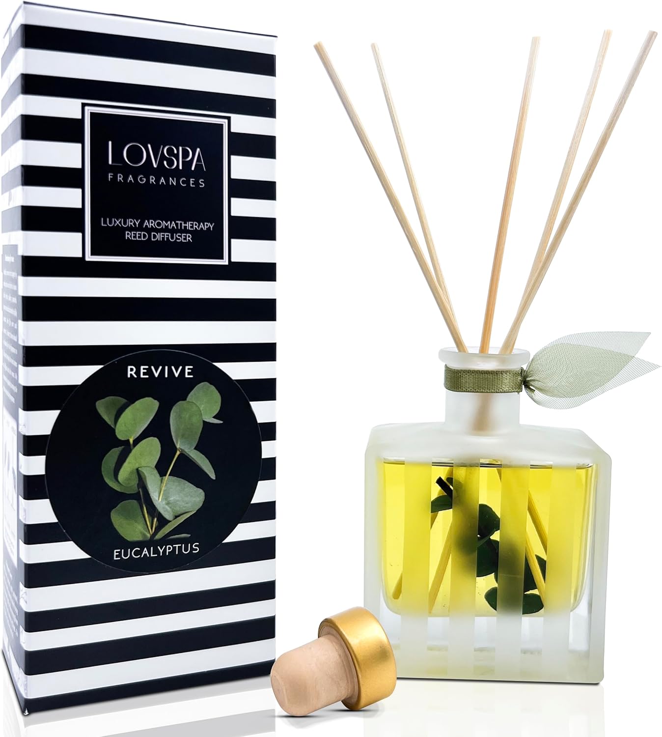 LOVSPA Revive Eucalyptus Reed Diffuser Set
