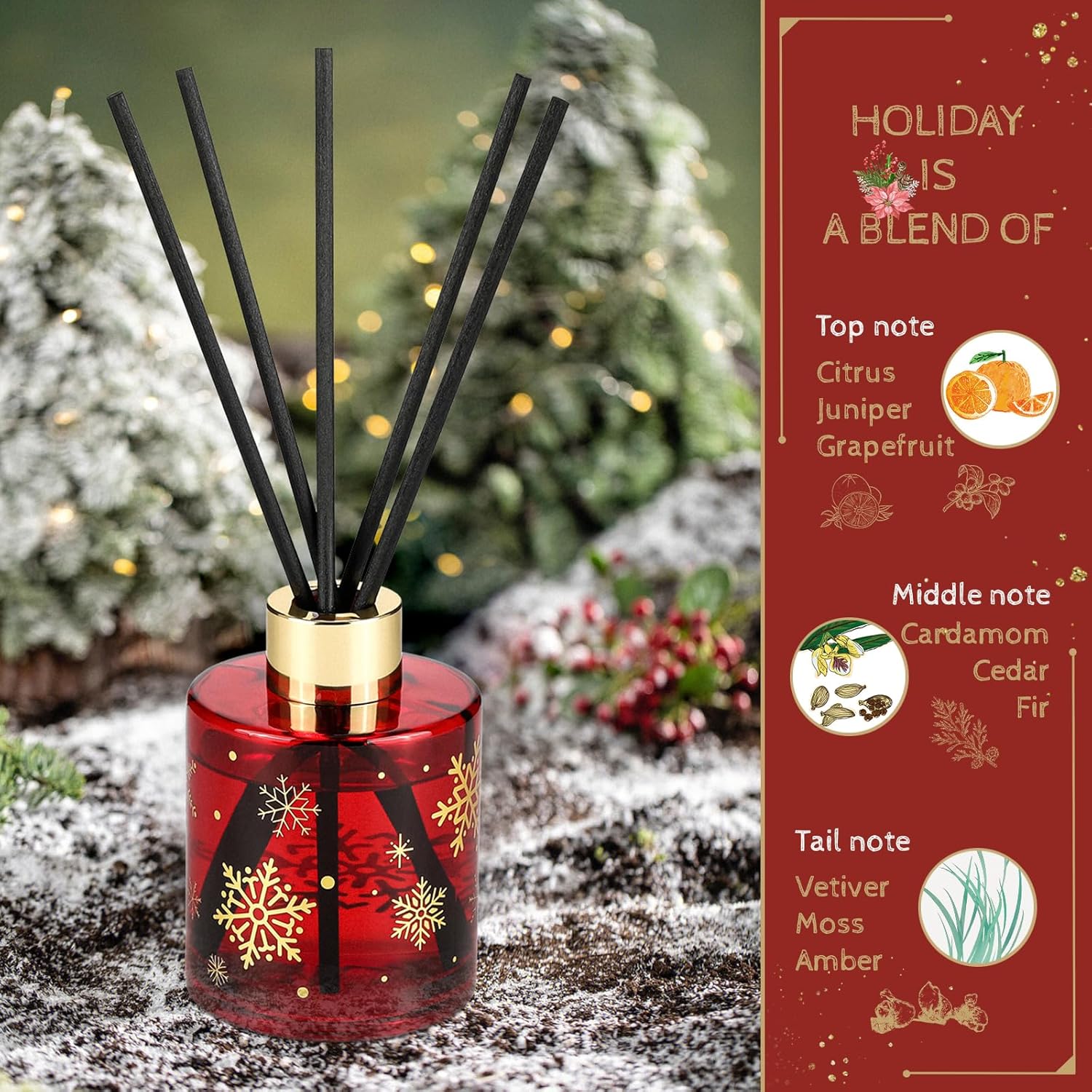 Brakula Reed Diffuser Set with 2 Scents