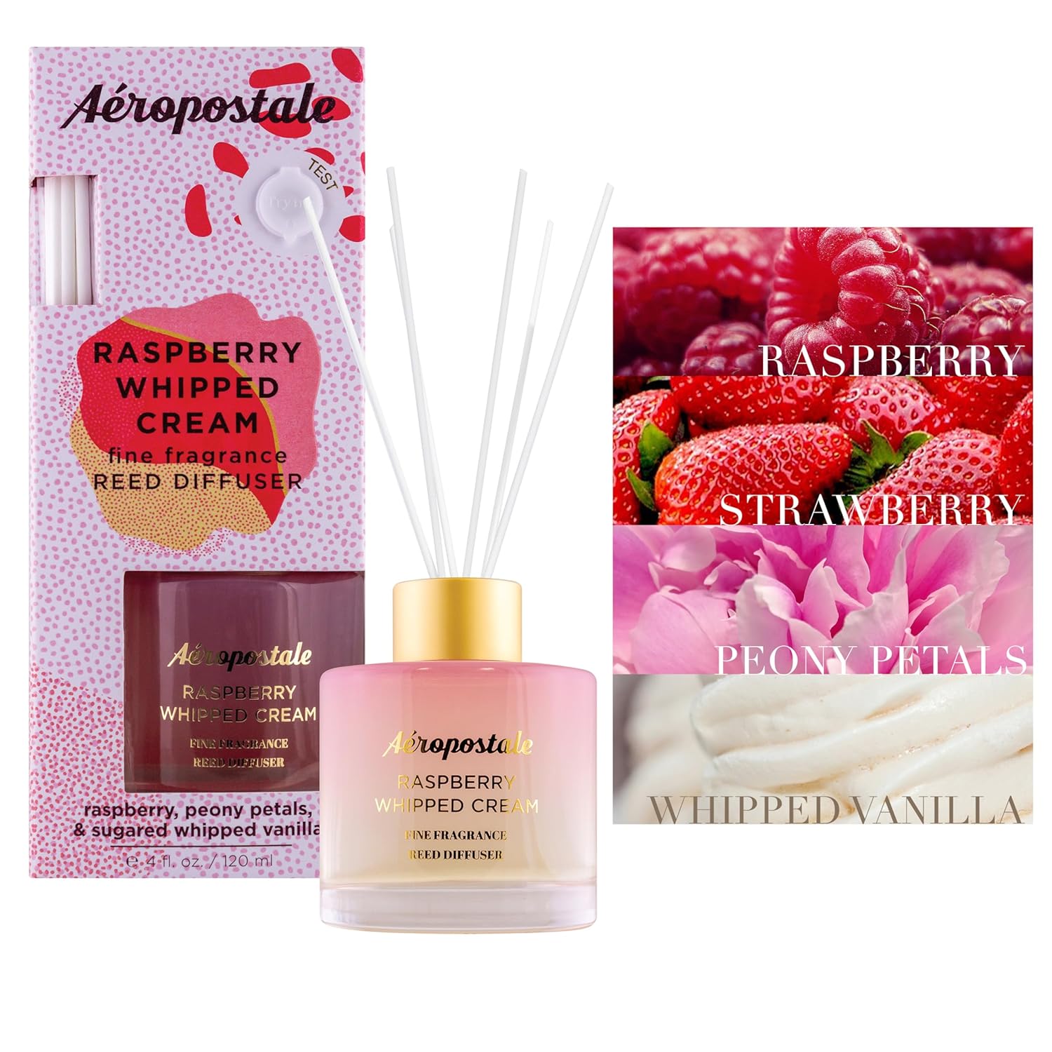 Raspberry Whipped Cream Reed Diffuser 4fl oz