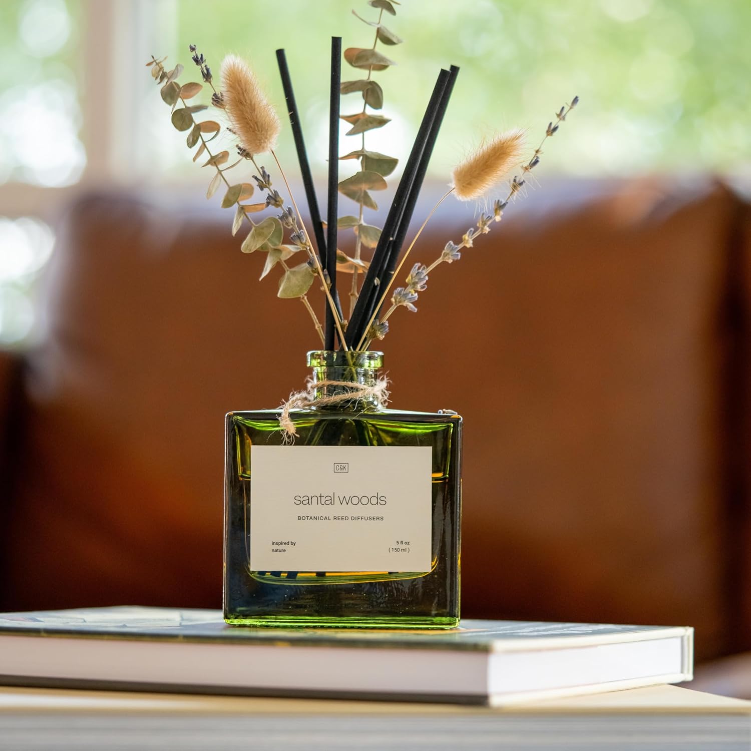 Craft Kin Scented Reed Diffuser Set with Flowers