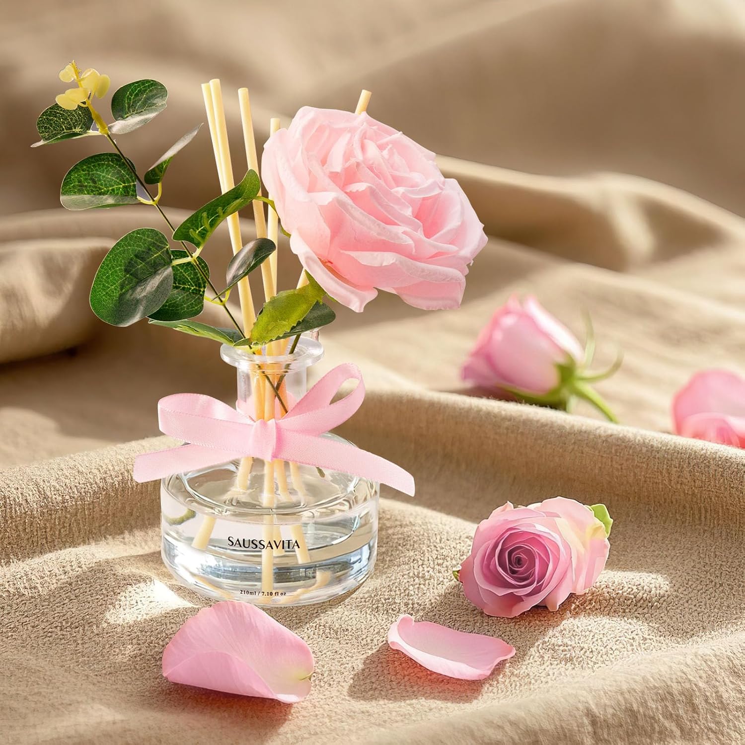 Saussavita Reed Diffusers Set 710 Oz Rose Water Scented
