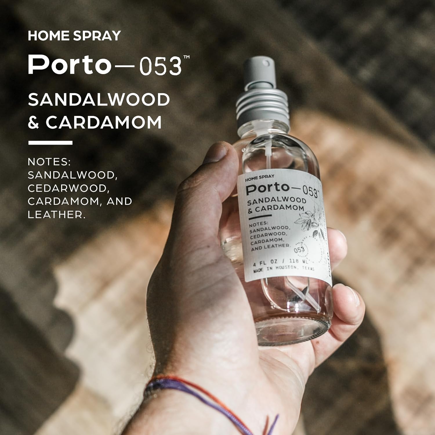 Premium Room Spray Linen Fabric Freshener - 4 oz Santal