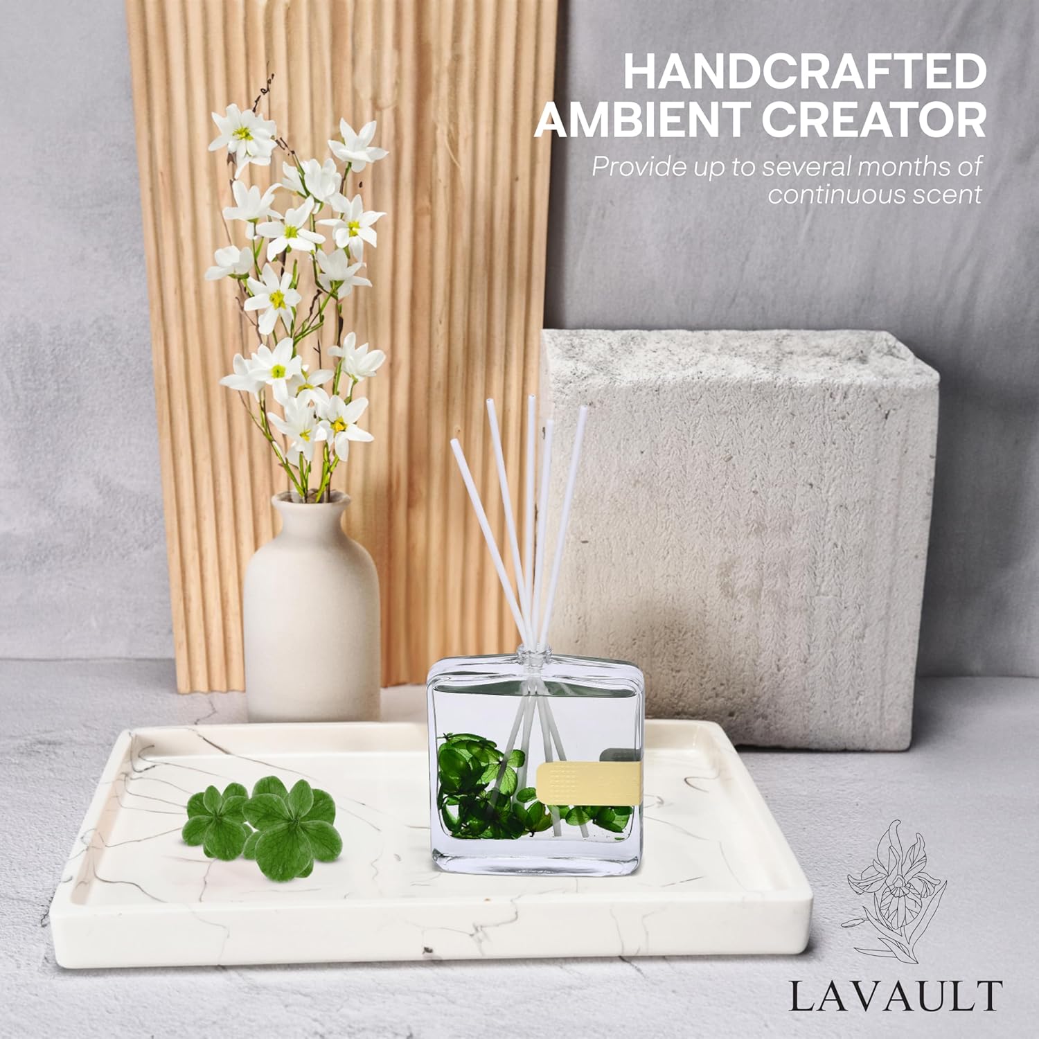 Lavault Wild Bluebell Reed Diffuser Set