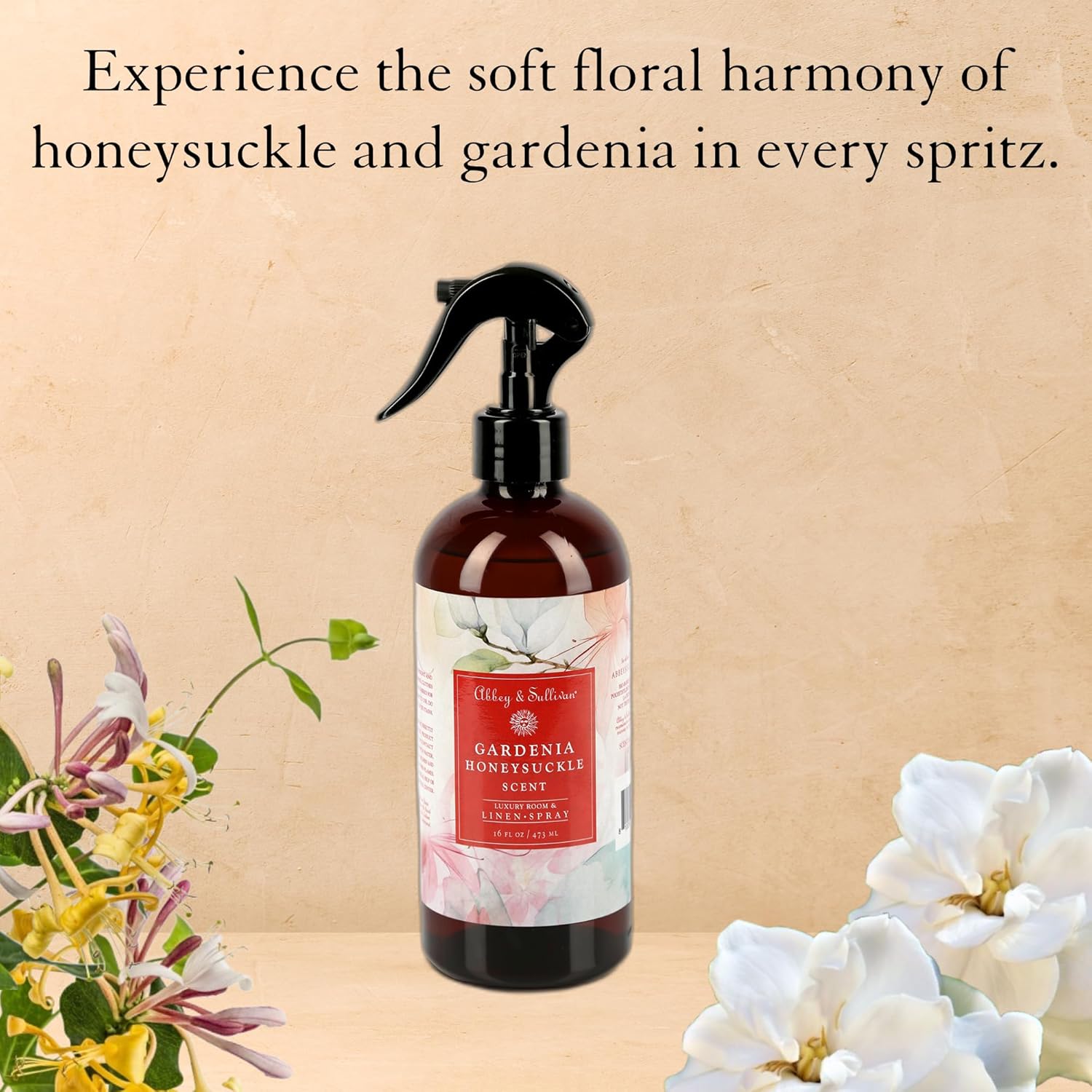 Abbey Sullivan Linen Spray Gardenia Honeysuckle 16 oz Pack of 2