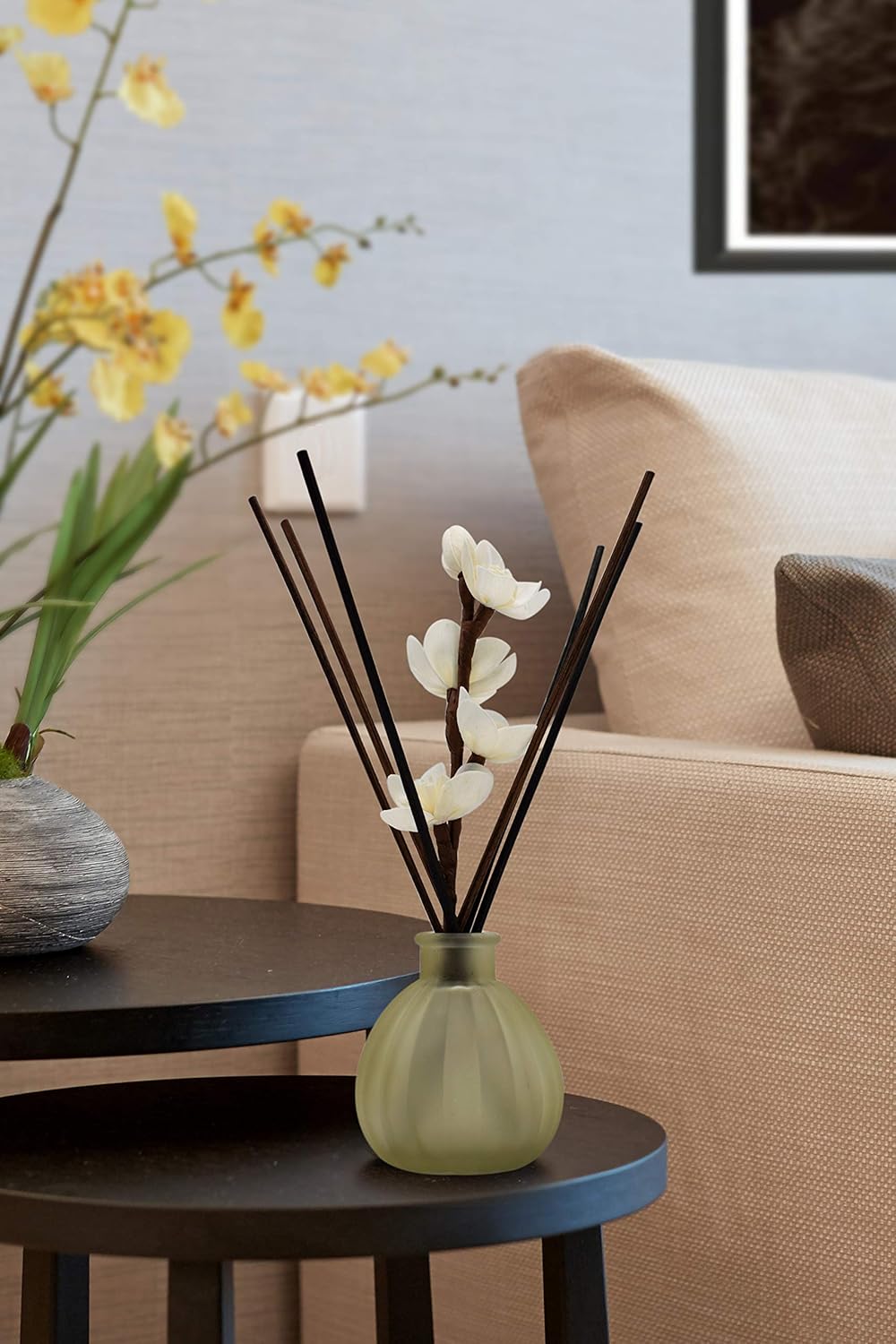 8 Inch 20 Pcs Fiber Reed Diffuser Refill Sticks White