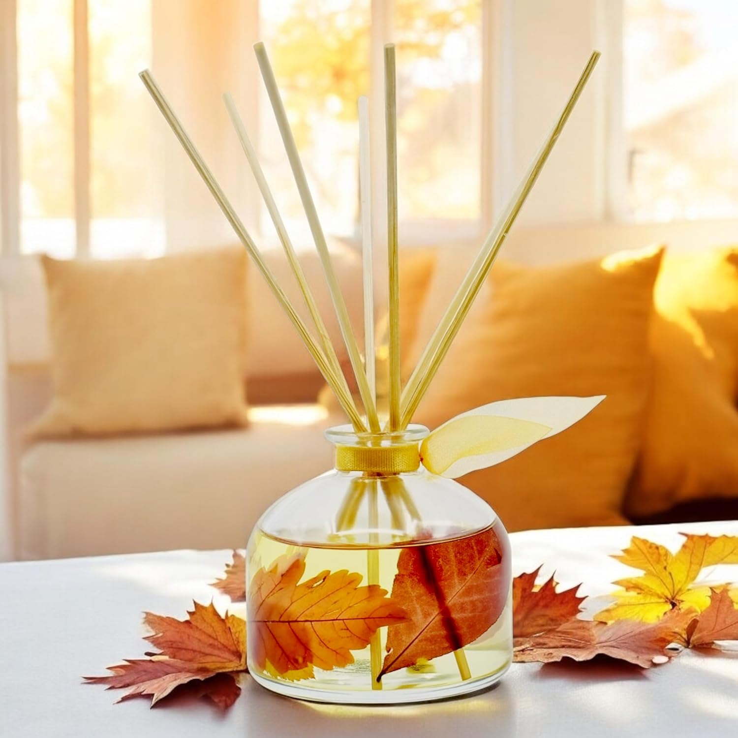 LOVSPA Fall Scented Reed Diffuser Set - Cinnamon Vanilla Sugar