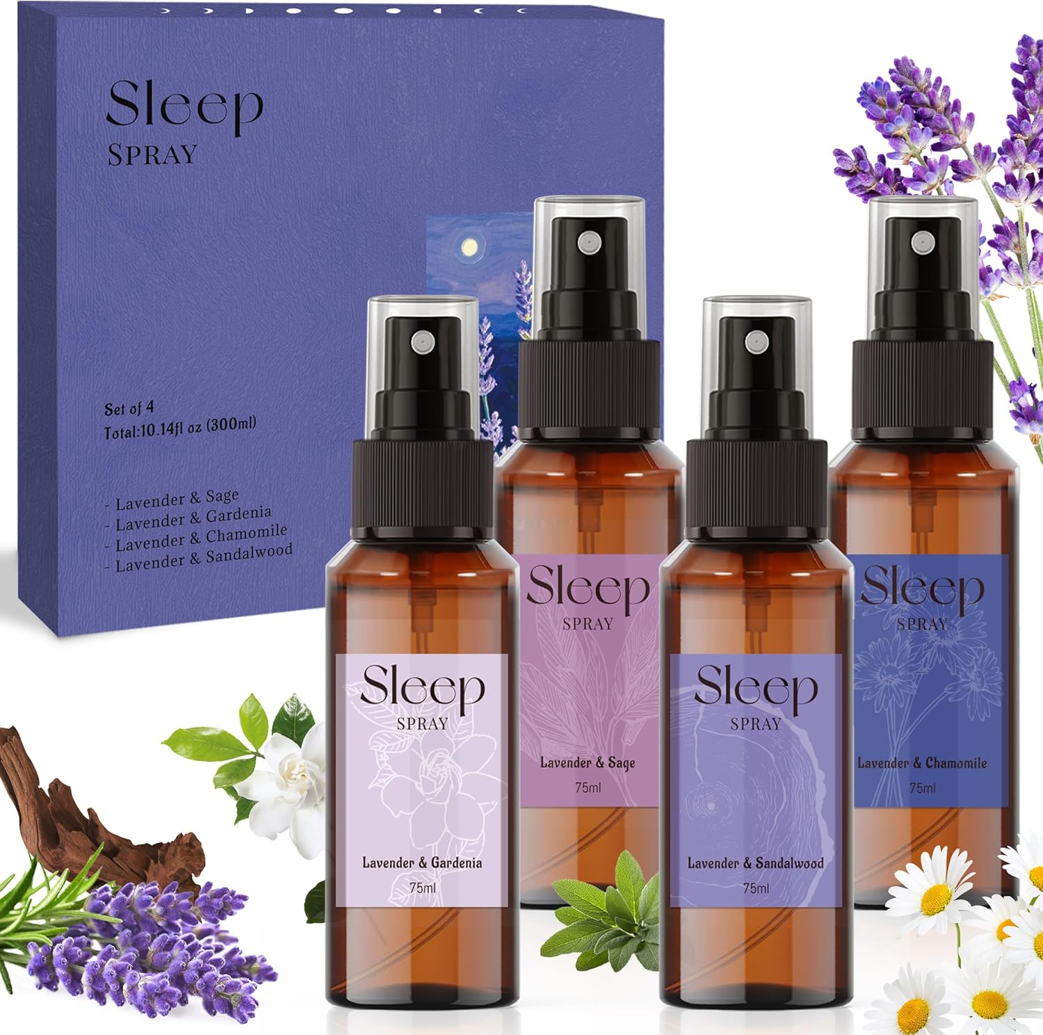 STRN Lavender Blend Fragrant Room Spray Set 4 Pack
