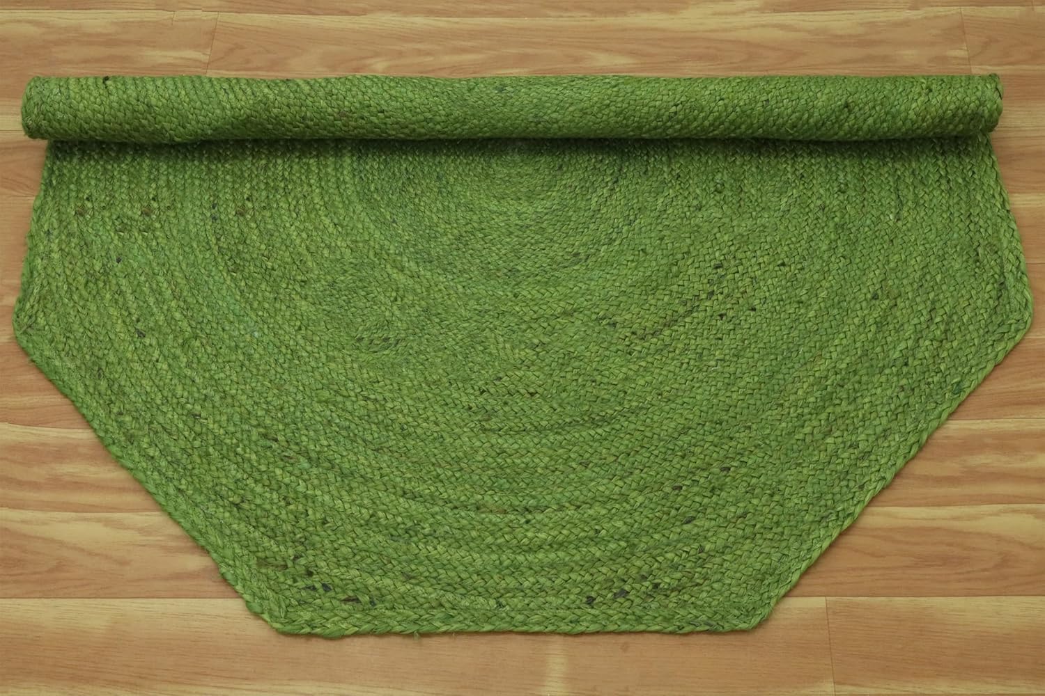 CASAVANI Decorative Kilim Octagon Area Rug Green