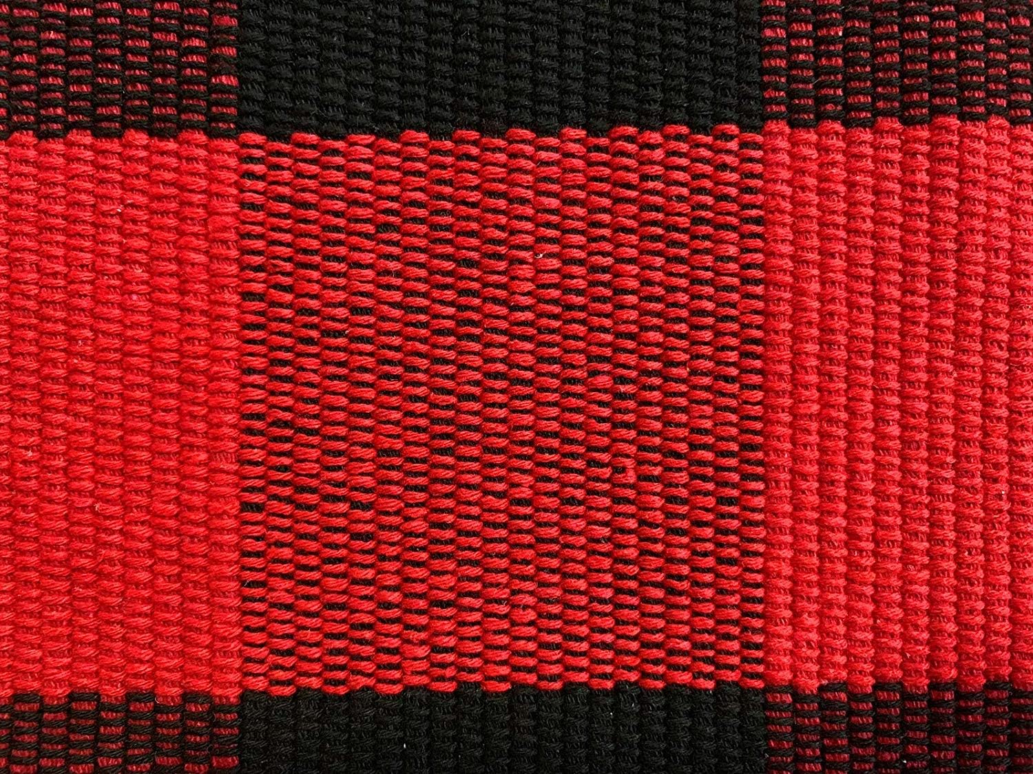 UKELER Buffalo Plaid Outdoor Rug 2x42 Feet