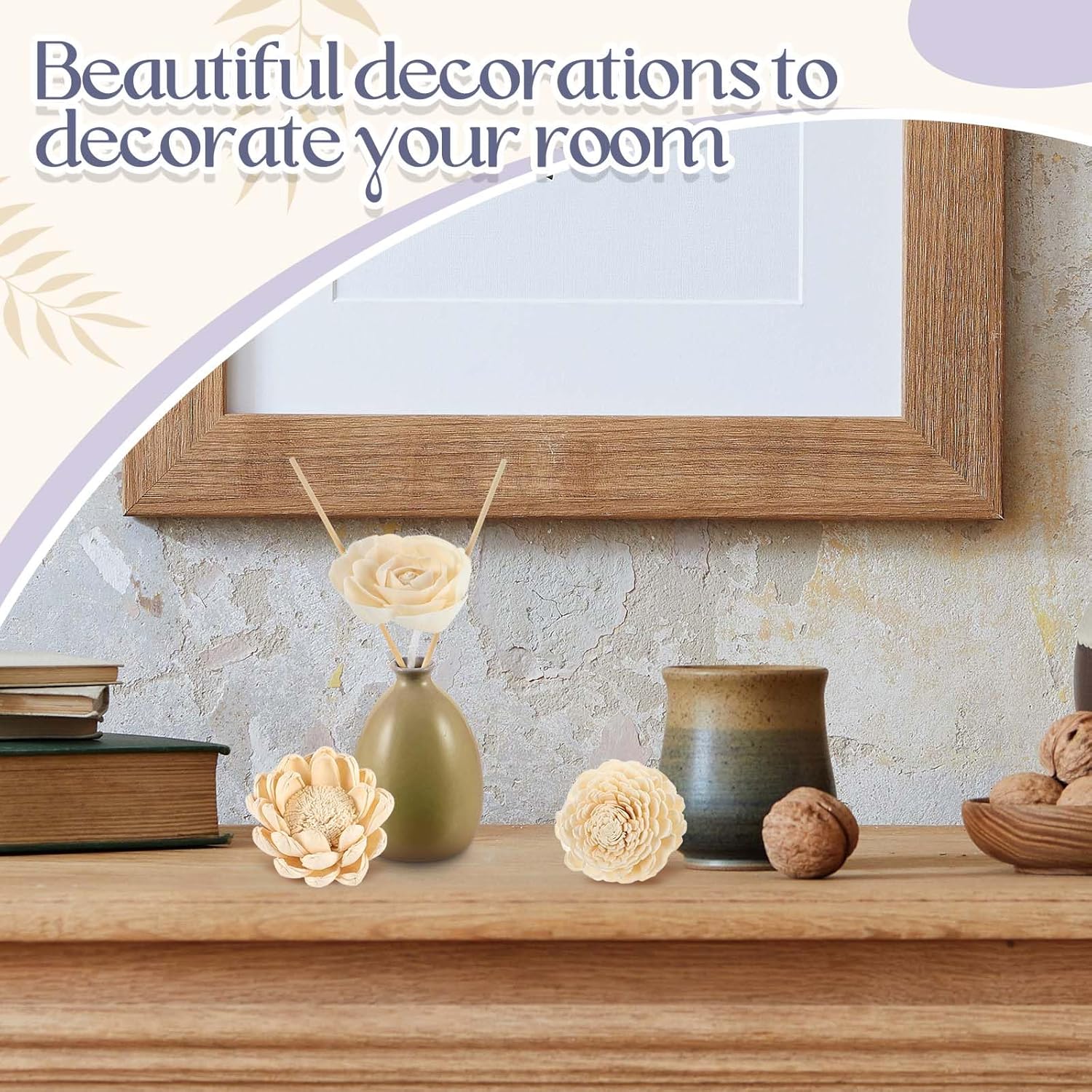 Waydress 15 Piece Sola Flower Diffuser Set