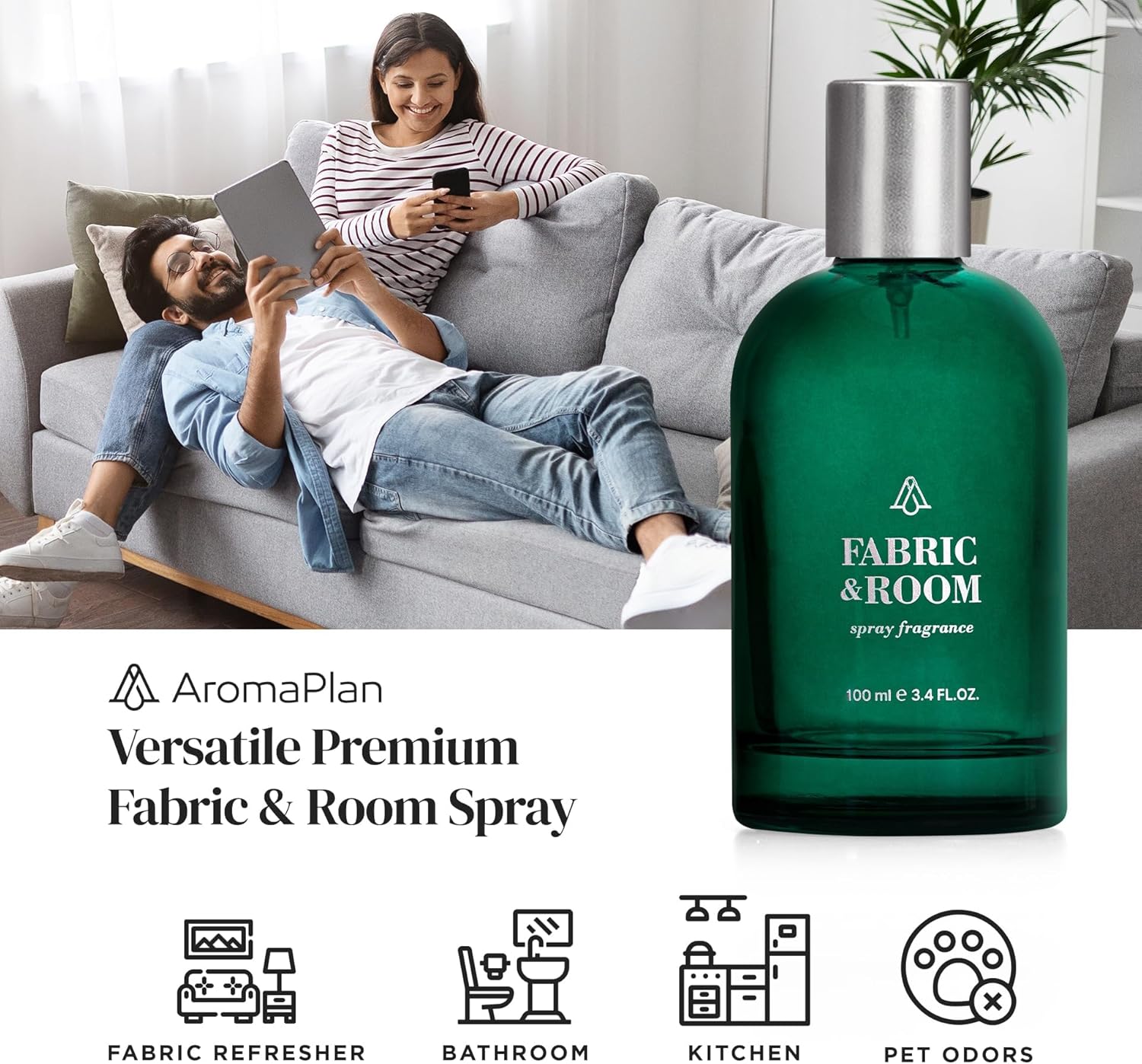 AromaPlan All Natural Room Spray Santal 100 ml