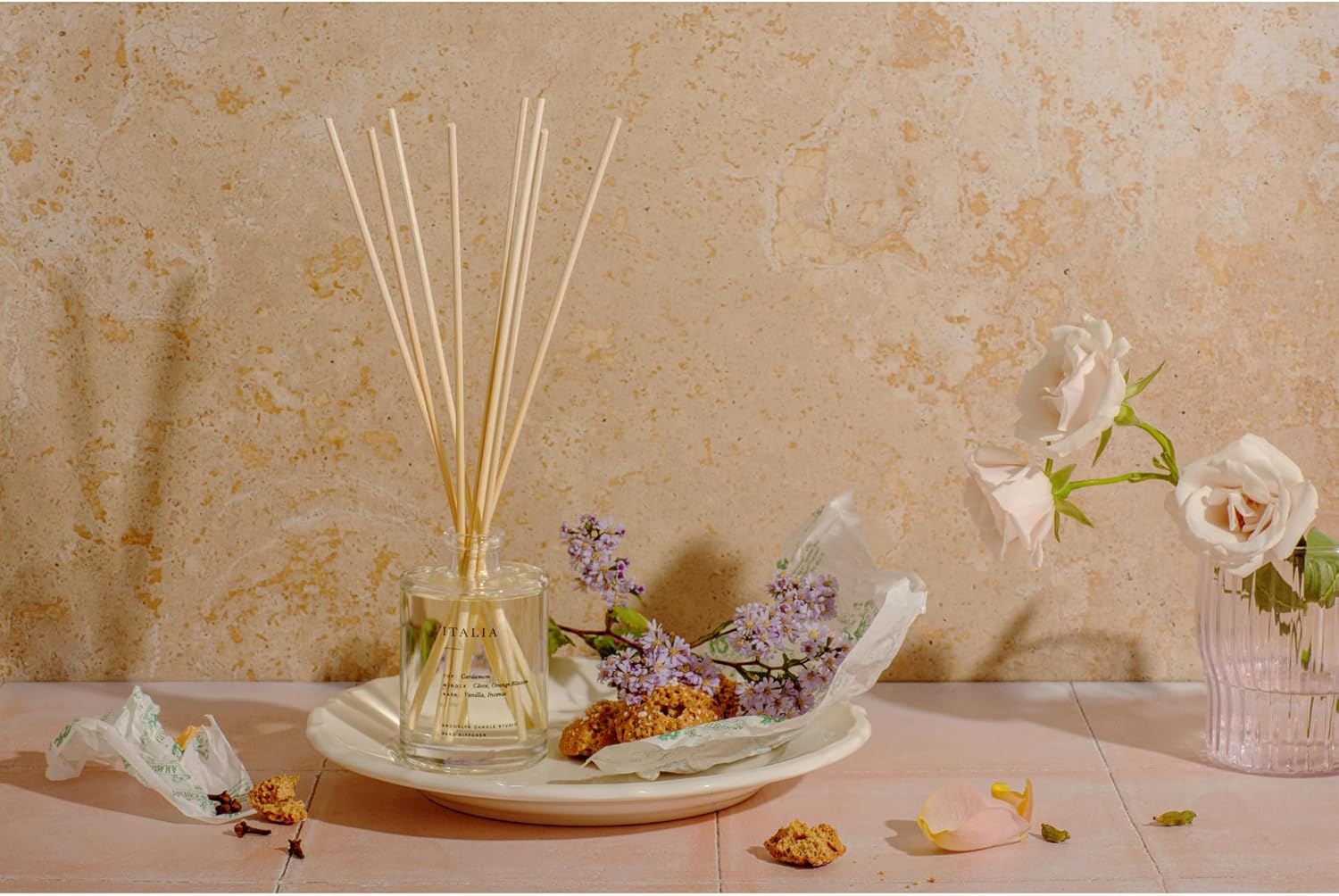 Brooklyn Candle Studio Reed Diffuser - Italia Relaxing Fragrance Set
