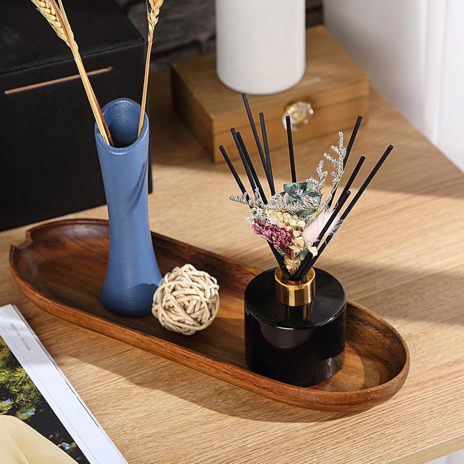 Rtteri 2 Reed Diffuser Sets with 5oz Bottles and Sticks - Home Bathroom Fragrance