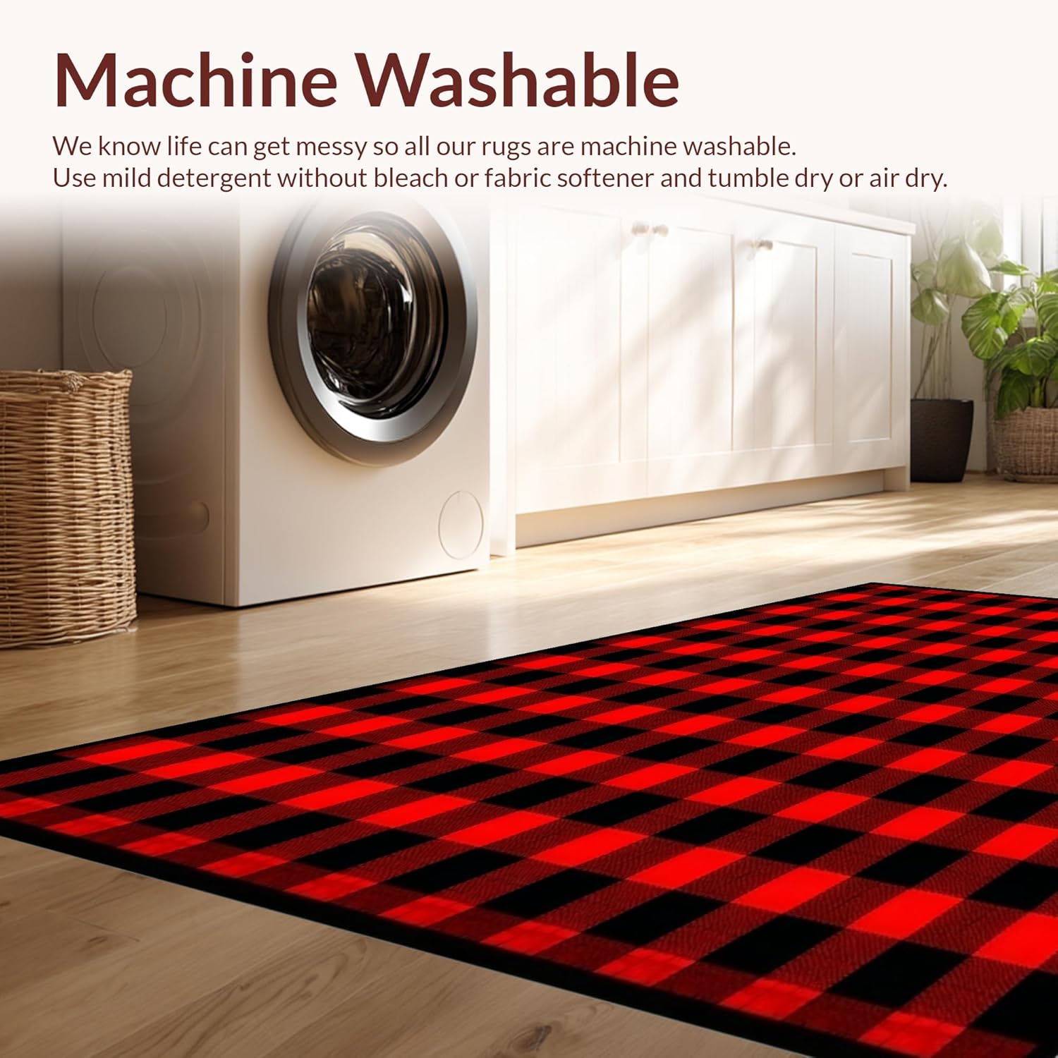 ODIKA Ultra Soft 6x9 Area Rug with Non Slip Design