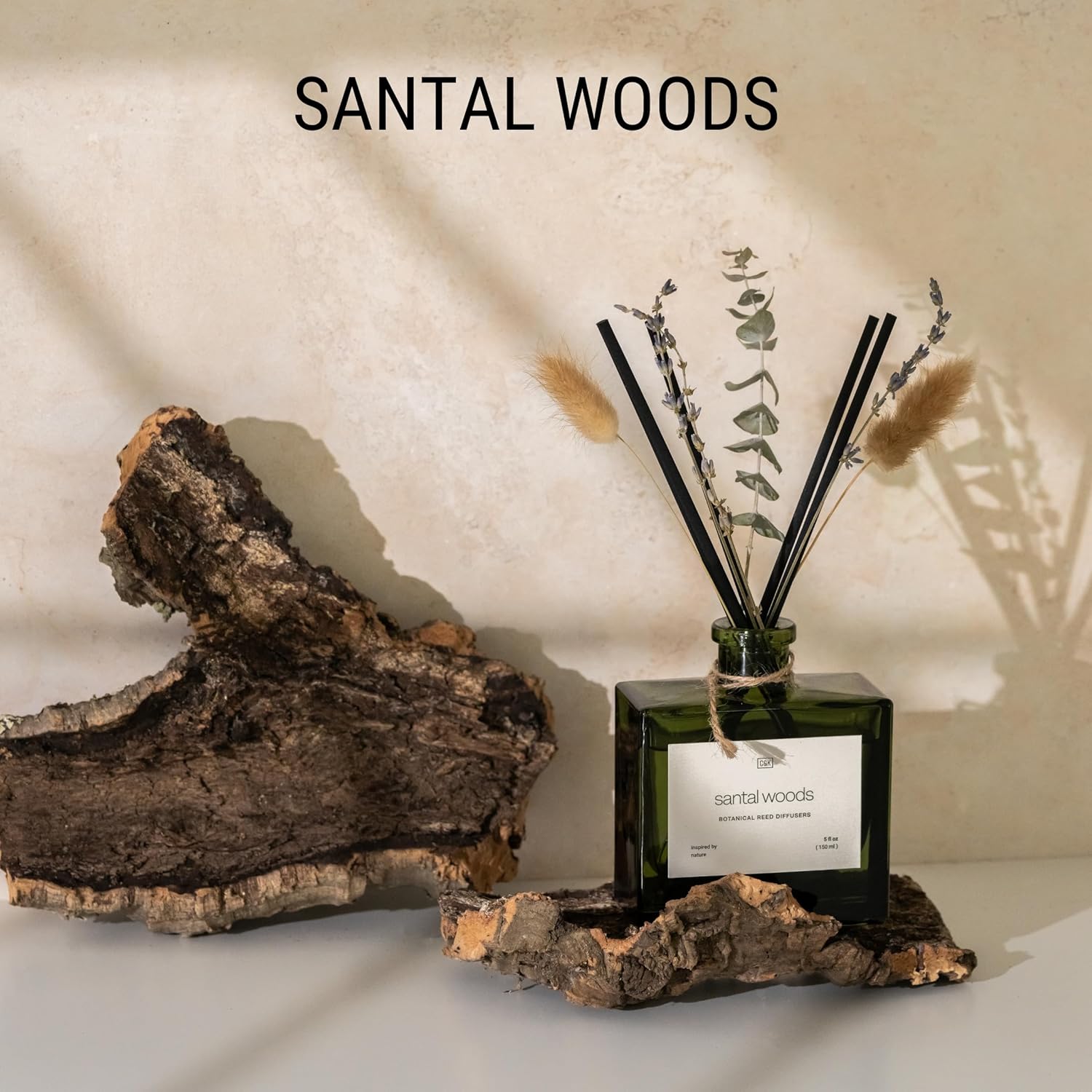 Craft Kin Scented Reed Diffuser Set with Flowers