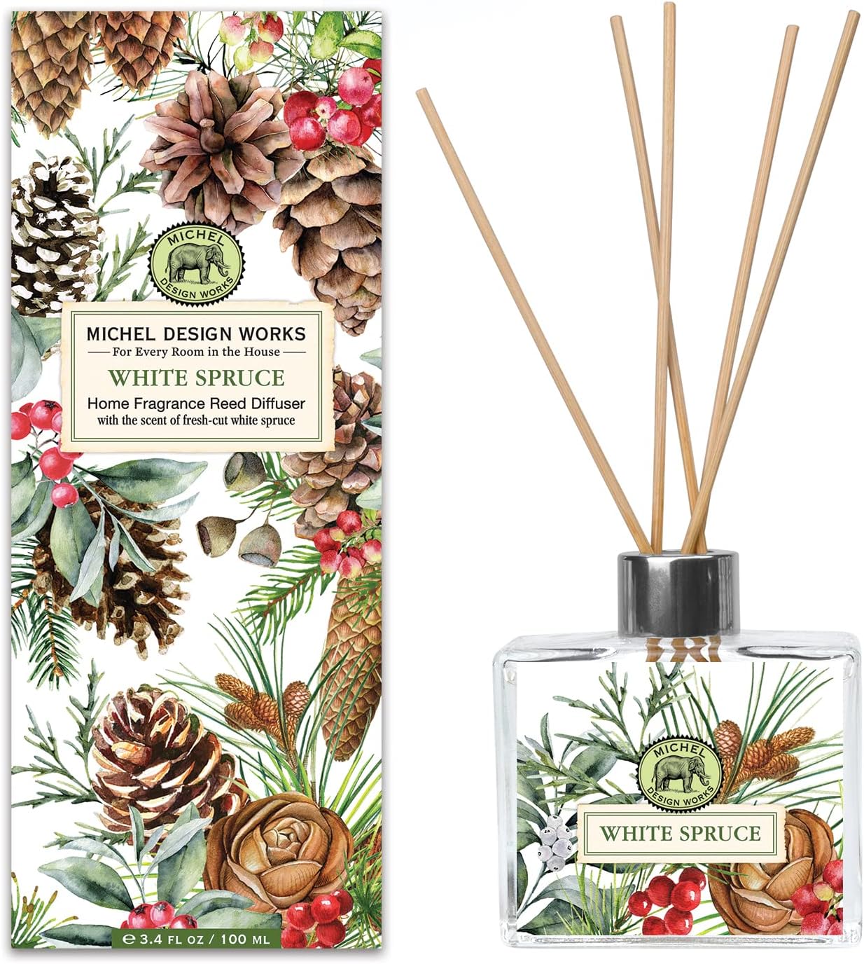 Michel Design Works White Spruce Reed Diffuser