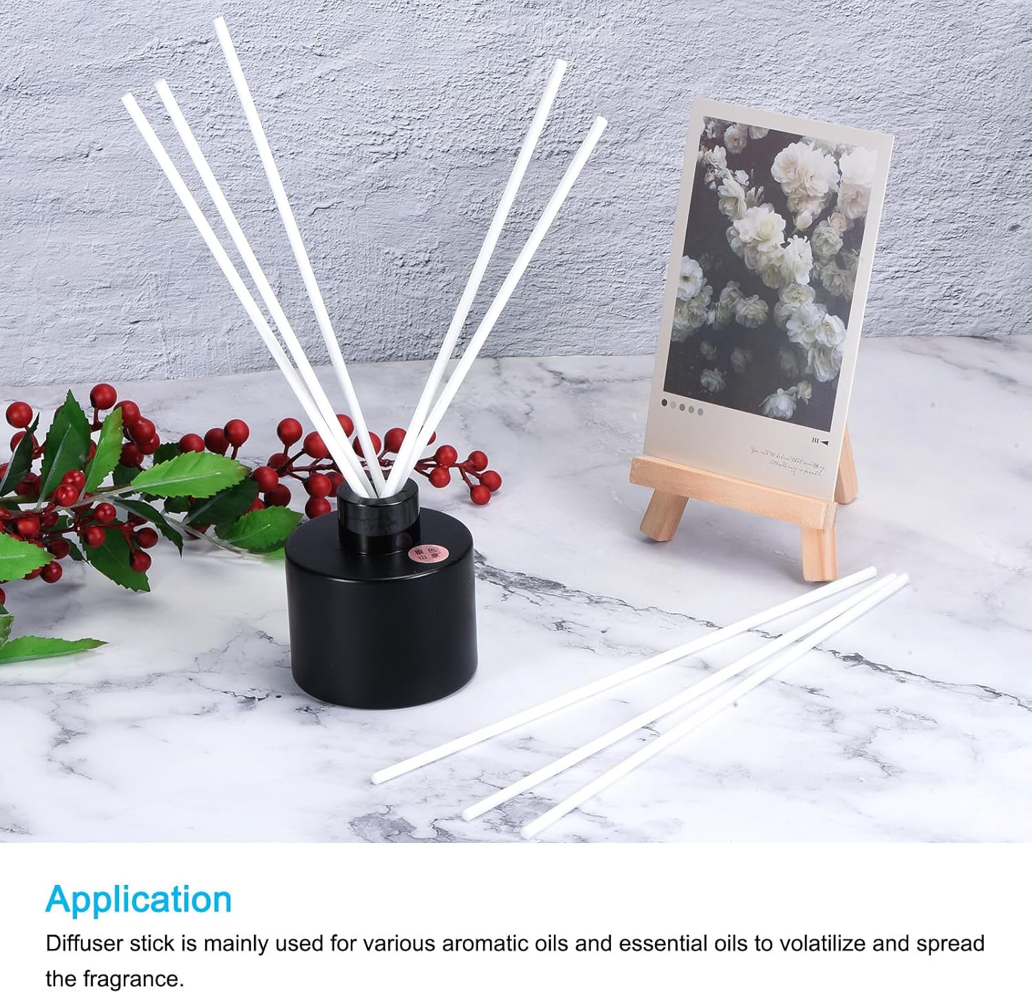 MECCANIXITY Fiber Reed Diffuser Sticks 200x4mm Pack of 100
