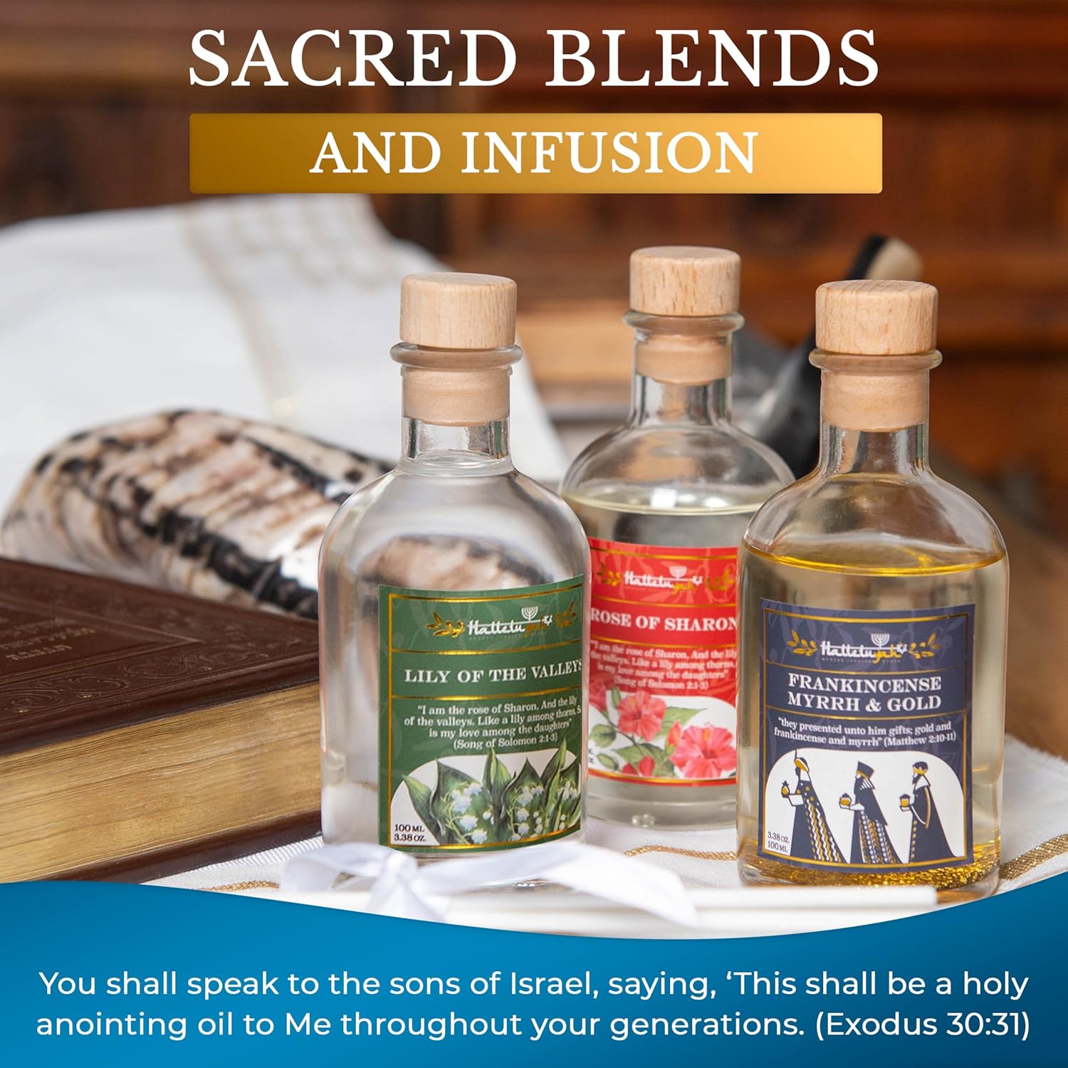 HalleluYAH Biblical Anointing Oil Diffuser Set