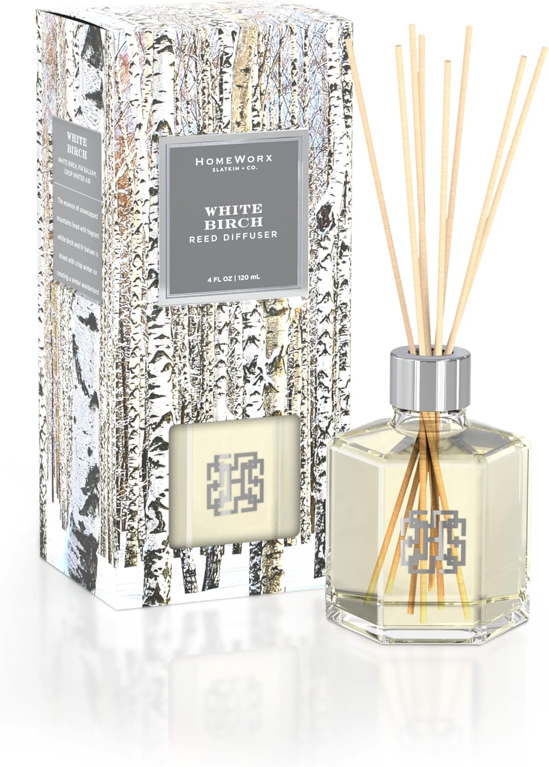 HomeWorx by SLATKIN CO White Birch Reed Diffuser