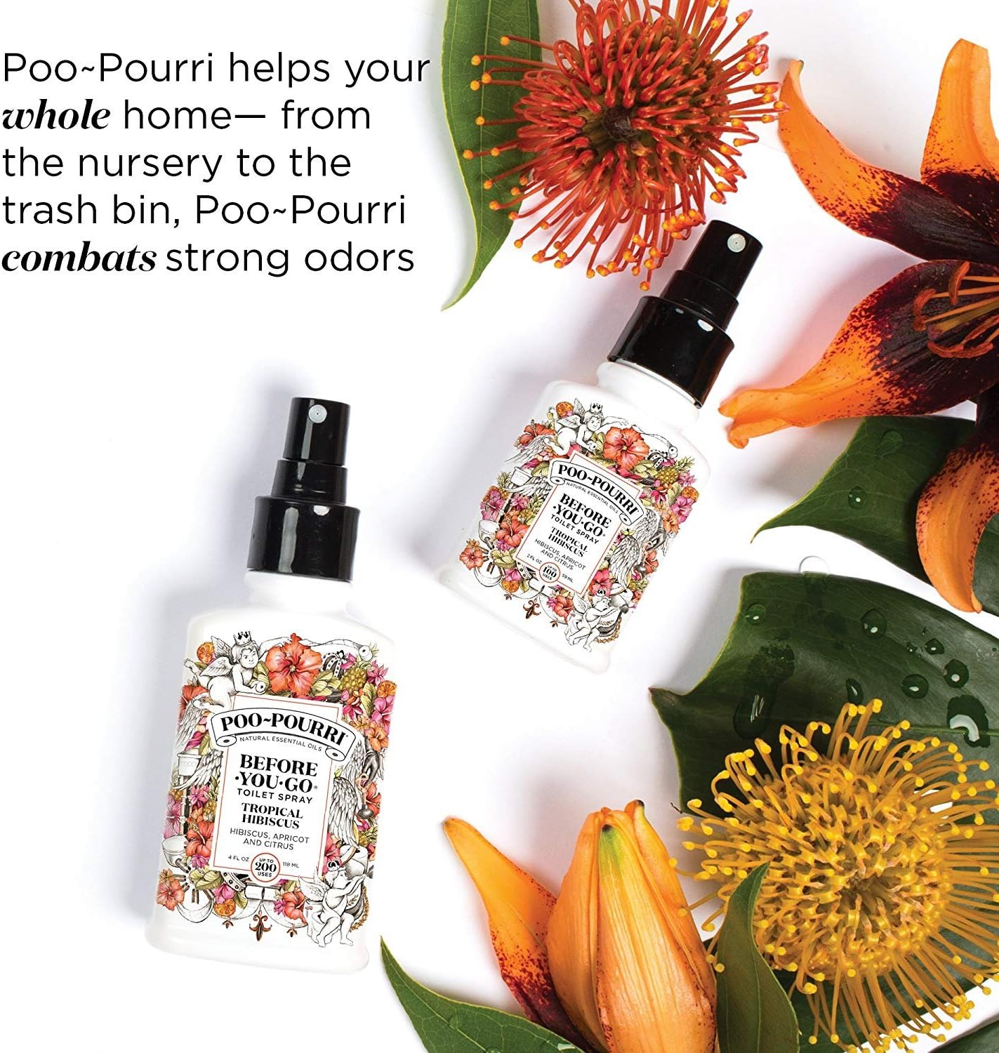 Poo-Pourri Tropical Hibiscus Room Spray 5 Pack