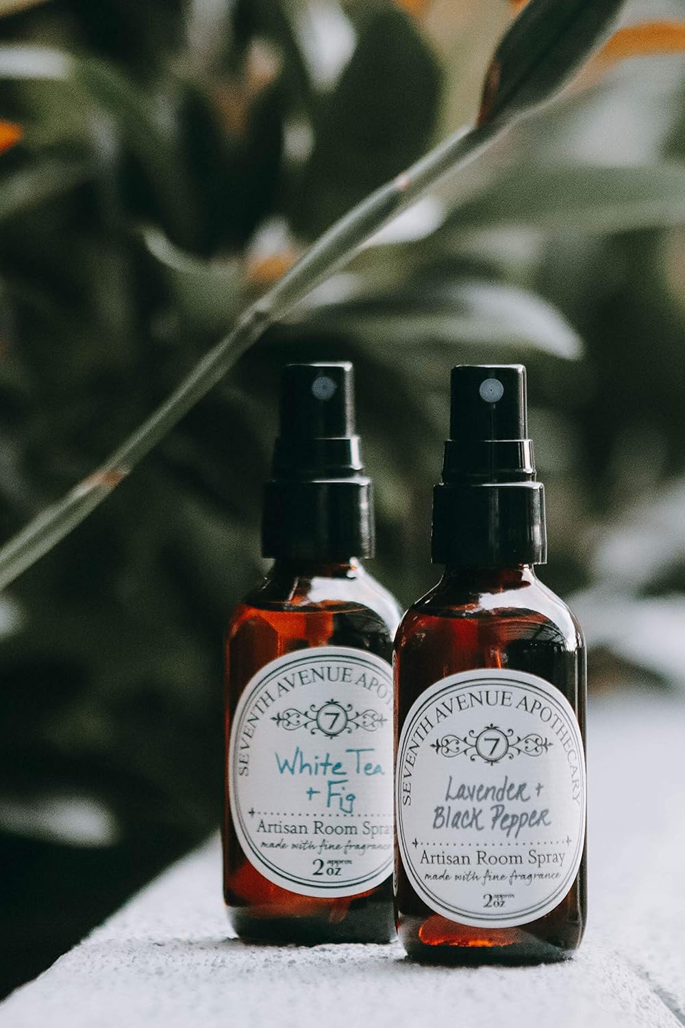 Fragrant Room Spray - Green Clover Aloe Amber Glass Bottle