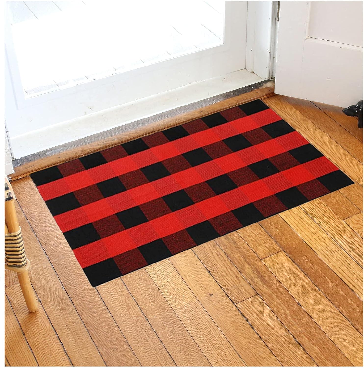 Winwinplus Buffalo Plaid Check Rug 275 X 43 Inch