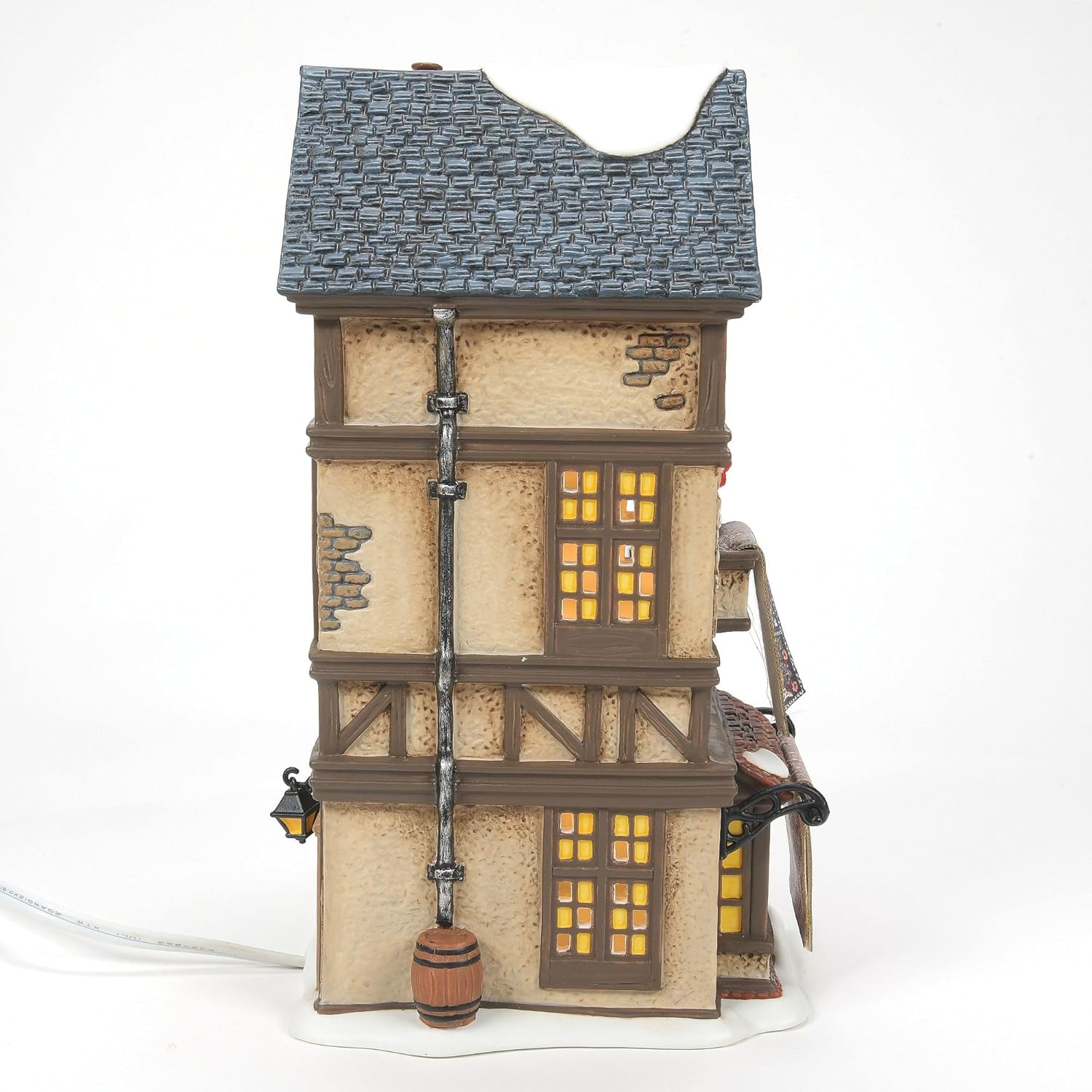 Department 56 Dickens Village Kingsford Rug Merchant Shop Light Building