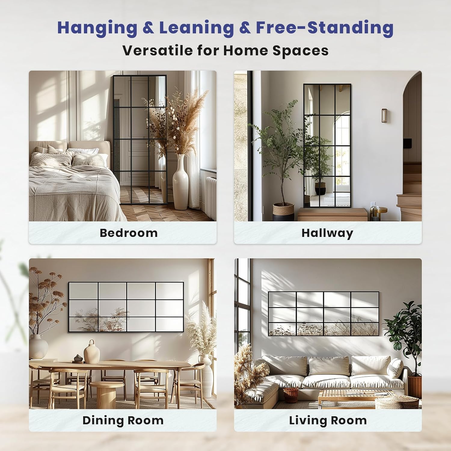 Anpark Full Length Wall Mirror 71x30 Inch