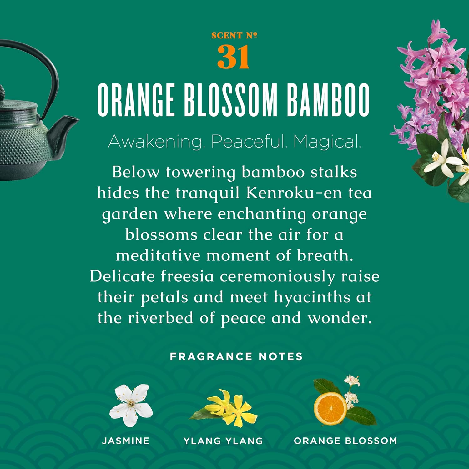 Caldrea Orange Blossom Bamboo Room Spray Air Freshener 16 oz