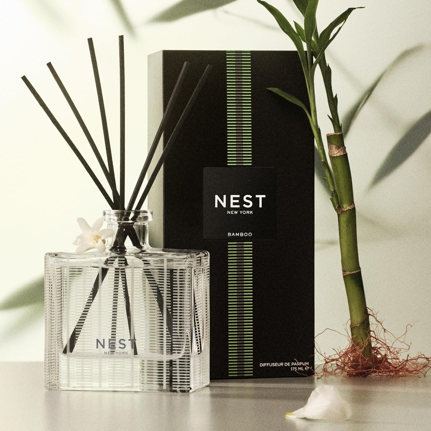 Bamboo Reed Diffuser Set with Refill and Liquid Soap