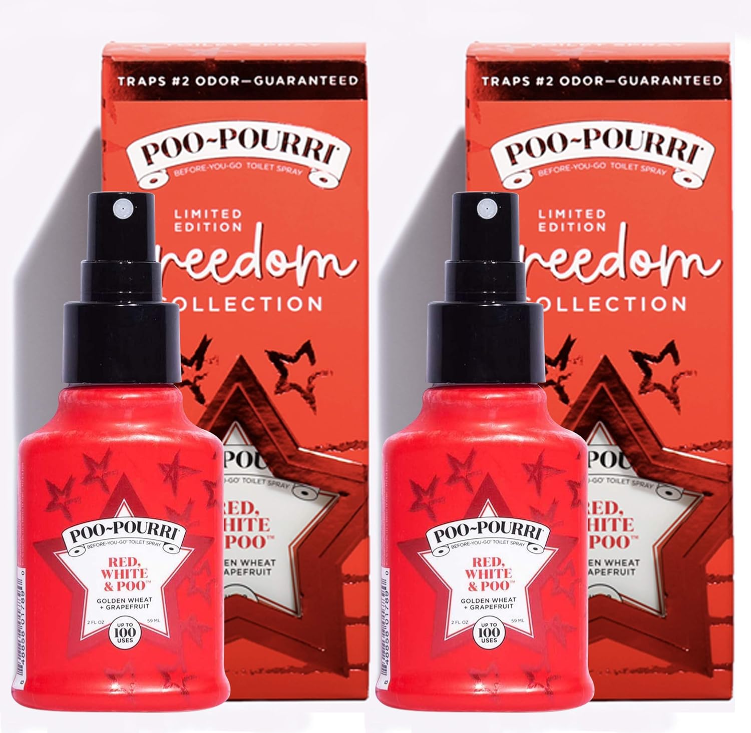 Poo-Pourri Freedom Collection Toilet Spray 2 Pack