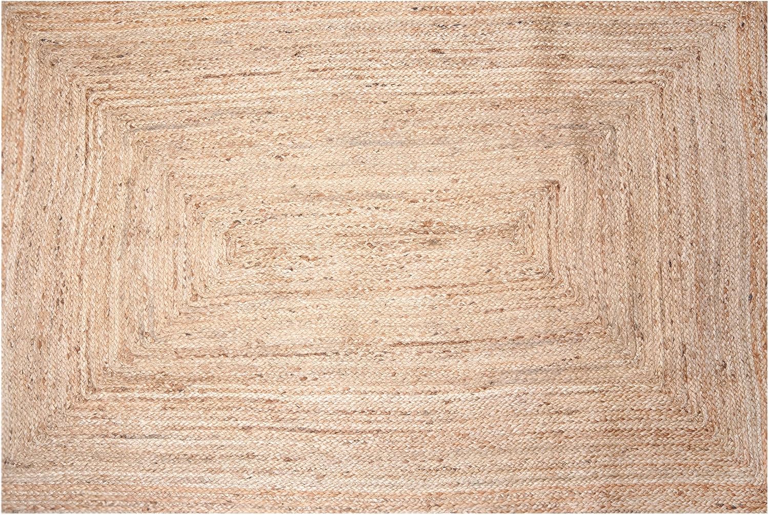 Craft Trade Hand Woven Jute Area Rug 3x5 Feet Rectangle
