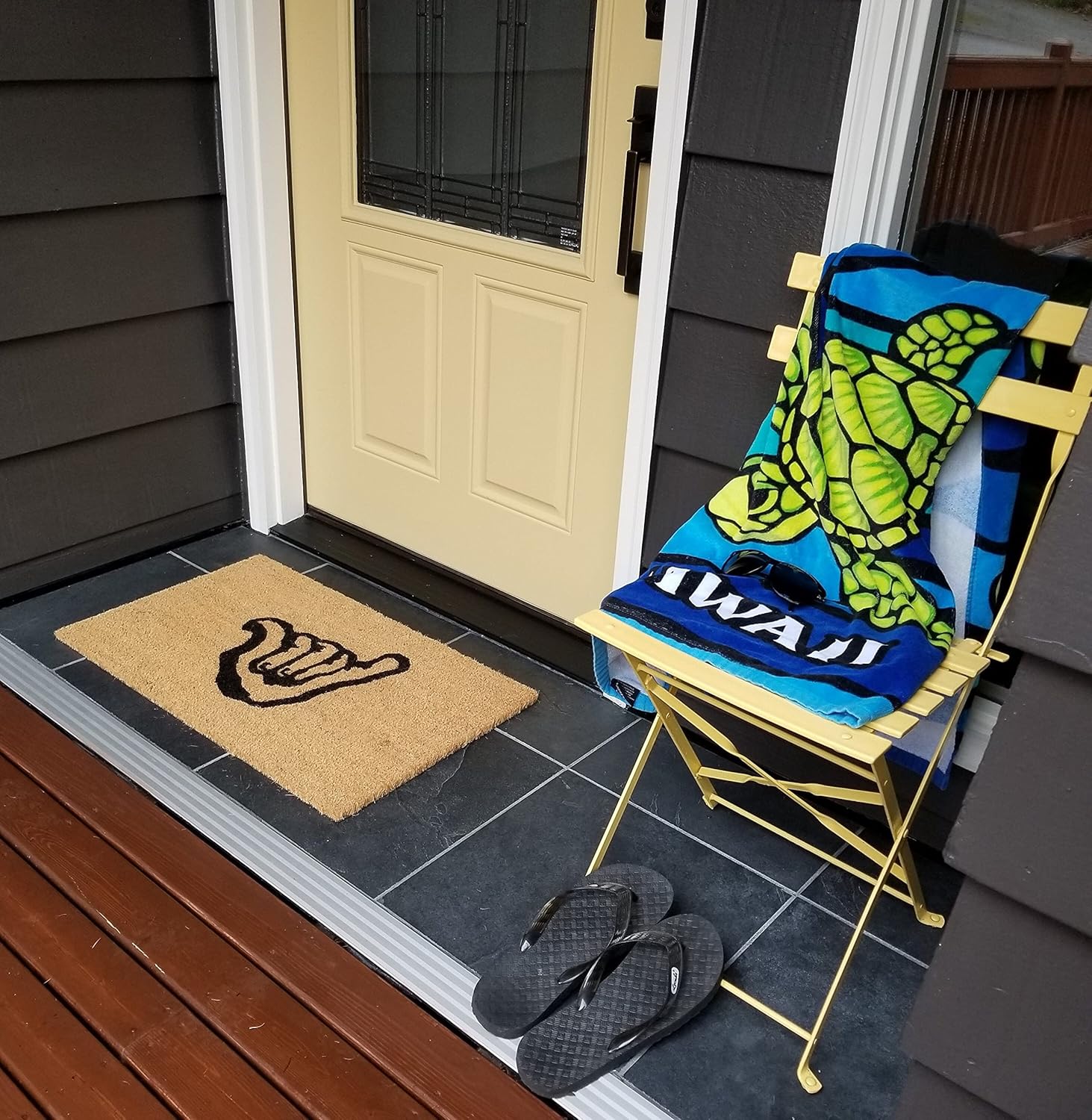 Shaka Welcome Mat 18x30 Inches Durable Door Mat