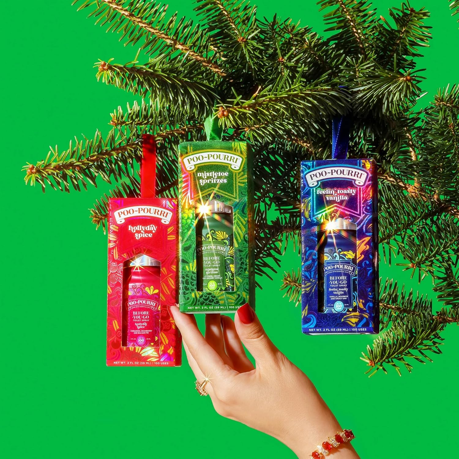 Poo-Pourri Toilet Spray Holiday Pack - 3 Bottles