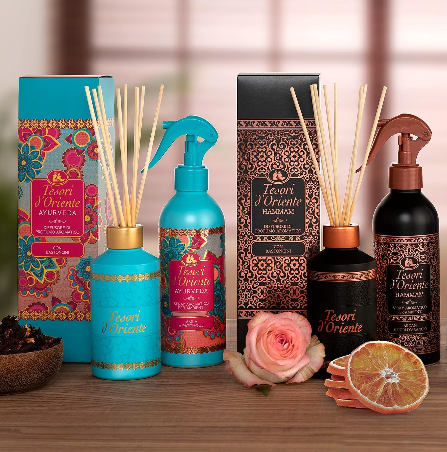 Tesori DOriente Reed Diffuser Set with 8 Sticks 200ml